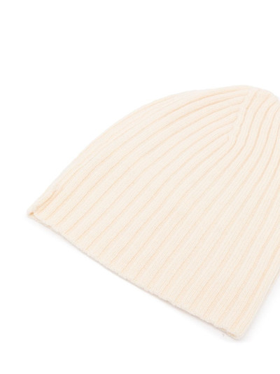 Jil Sander rib-knit beanie hat outlook