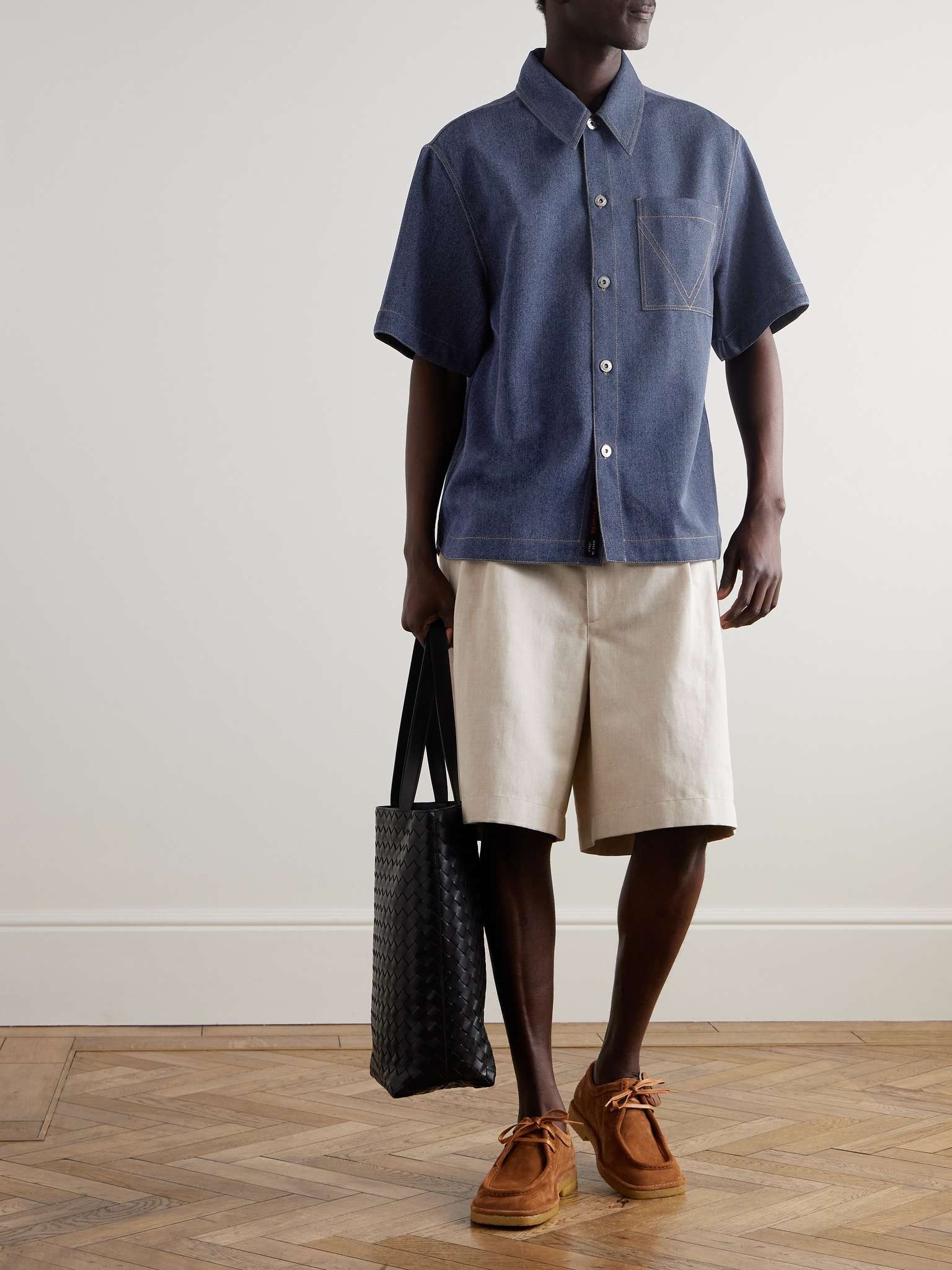 Oversized Wool and Cotton-Blend Drill Shirt - 2