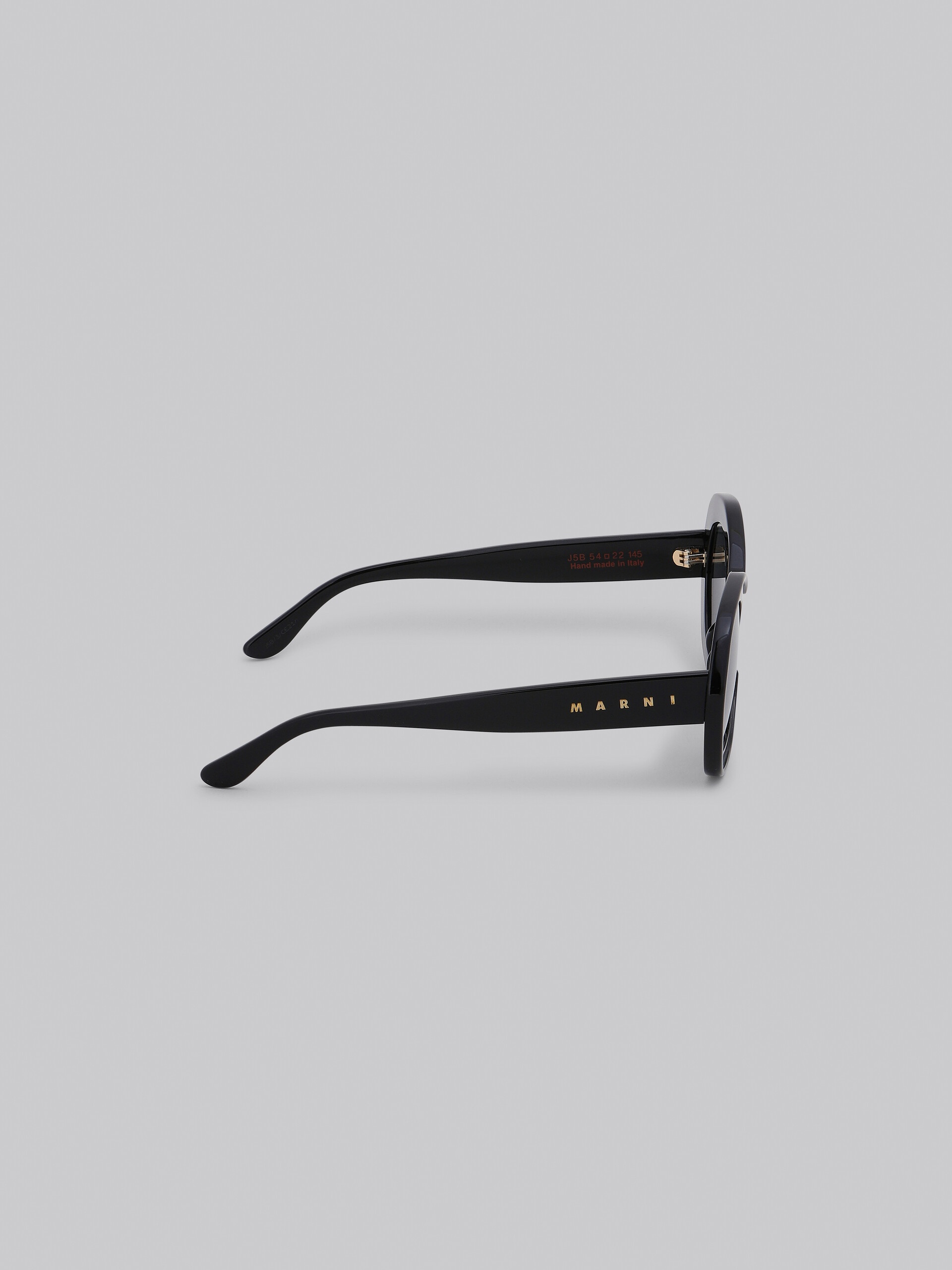 BLACK ULAWUN VULCANO ACETATE SUNGLASSES - 4