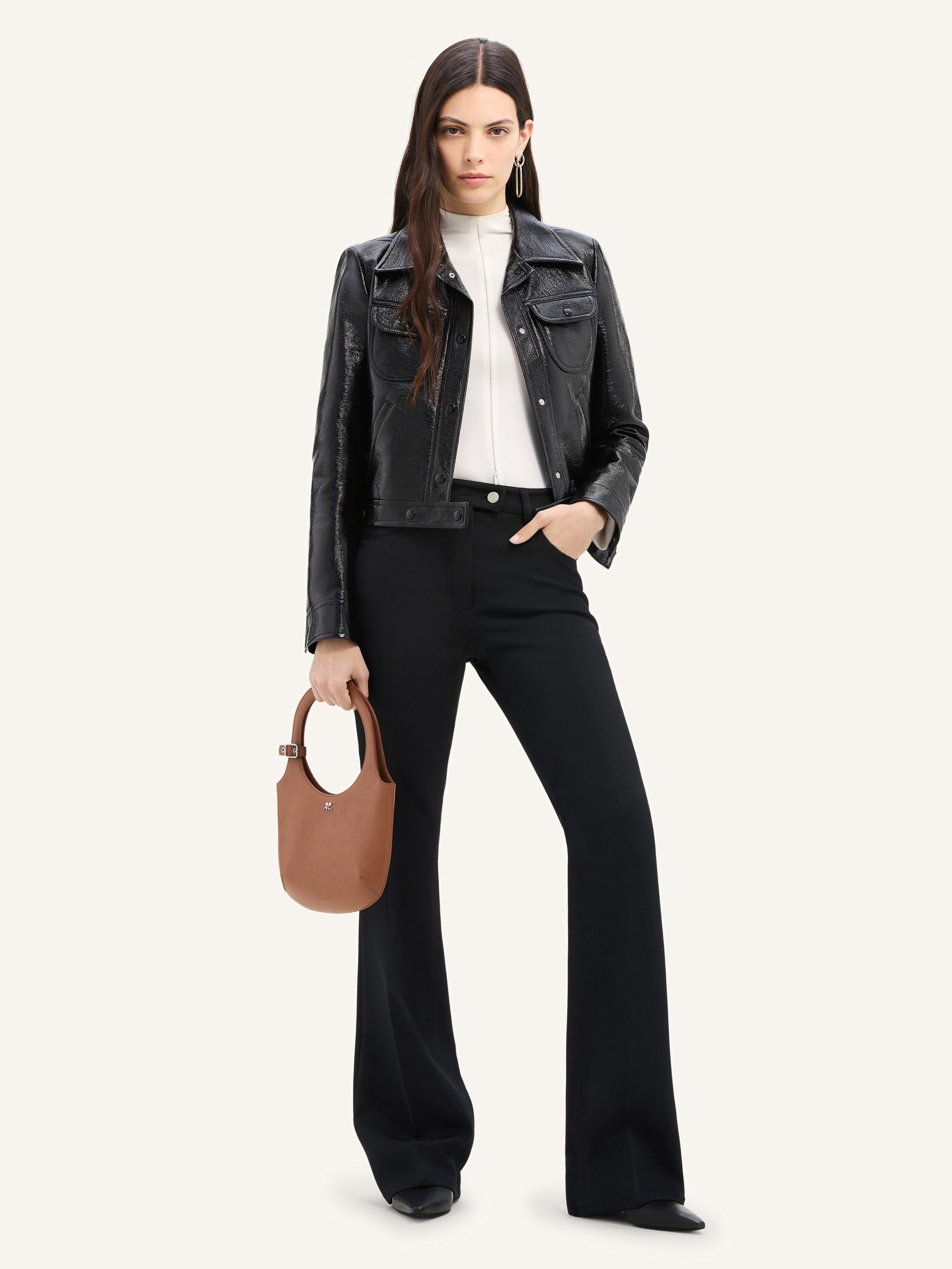 VINYL TRUCKER JACKET - 2