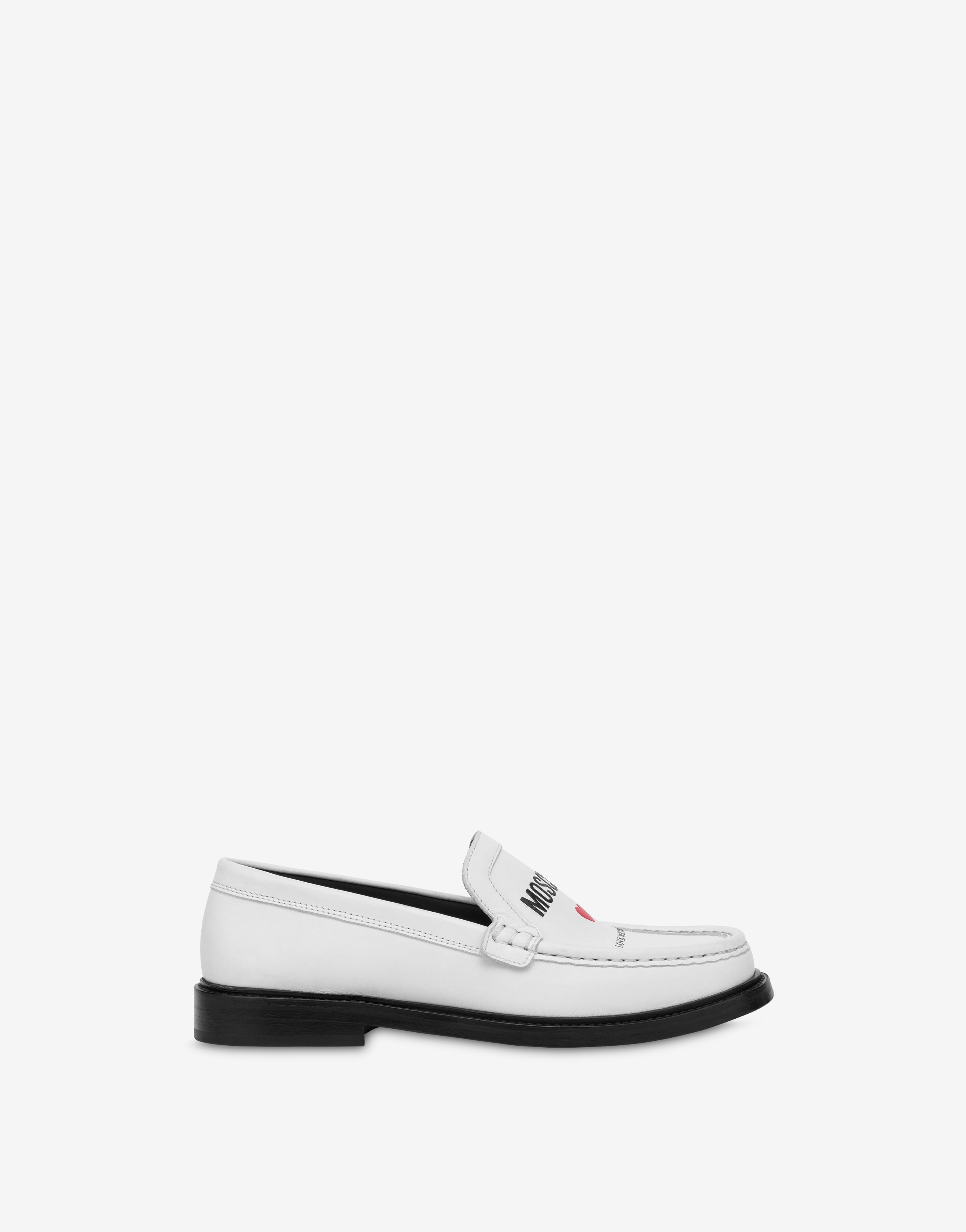 IN LOVE WE TRUST CALFSKIN LOAFERS - 2