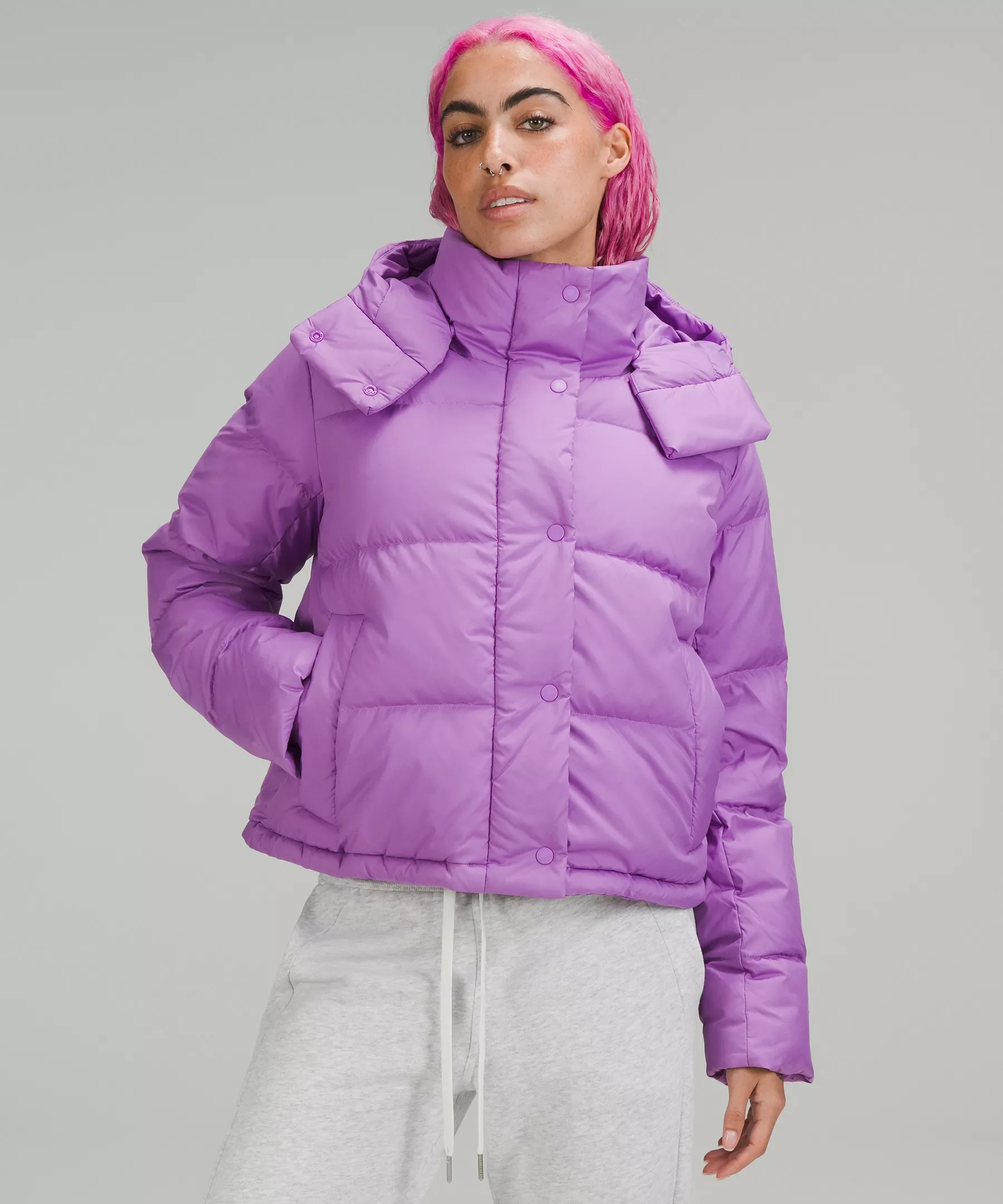 Wunder Puff 600-Down-Fill Cropped Jacket - 1