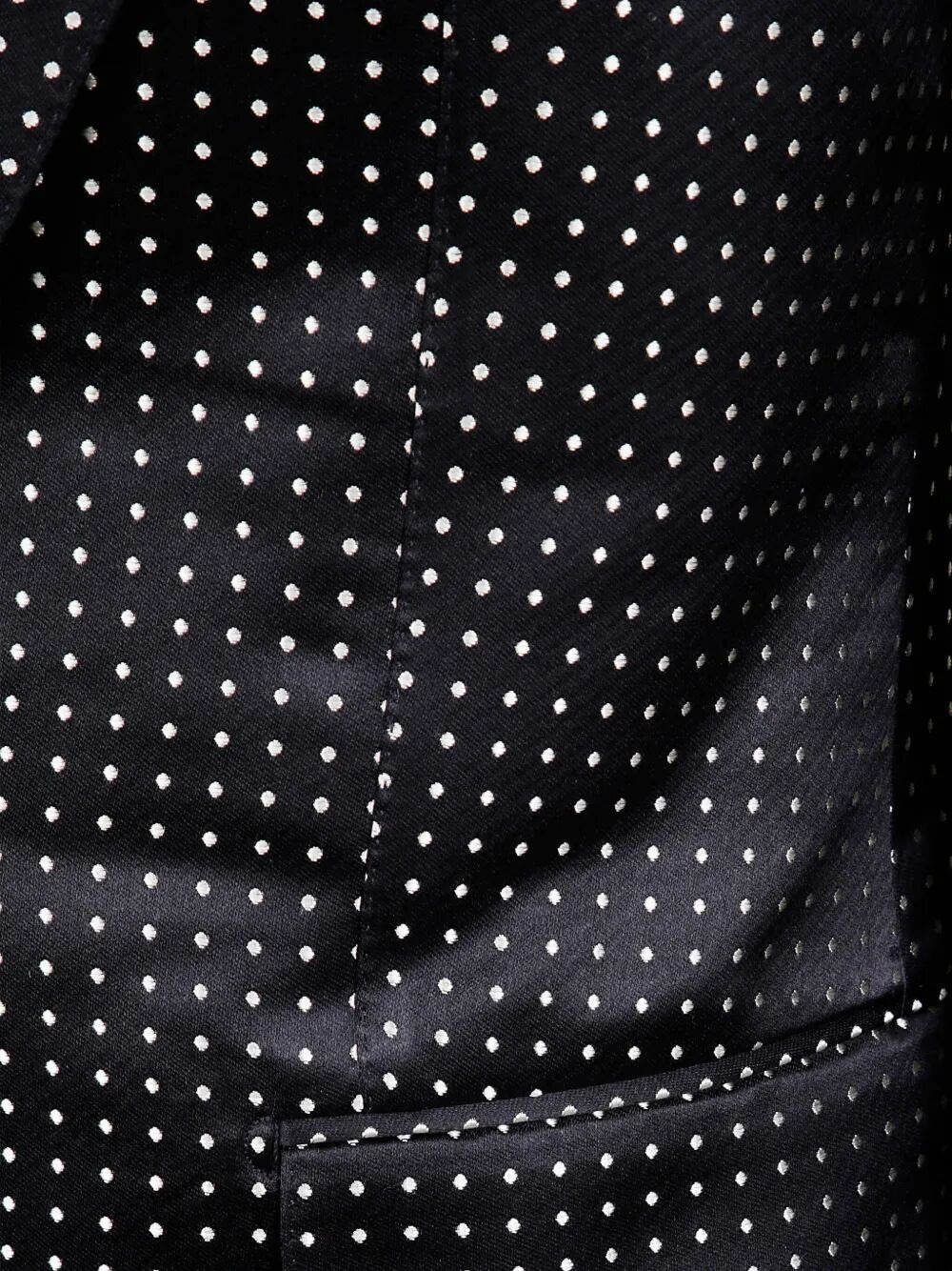 Tom Ford Women Jacquard Polka Dot Duchesse Single Breasted Jacket - 5