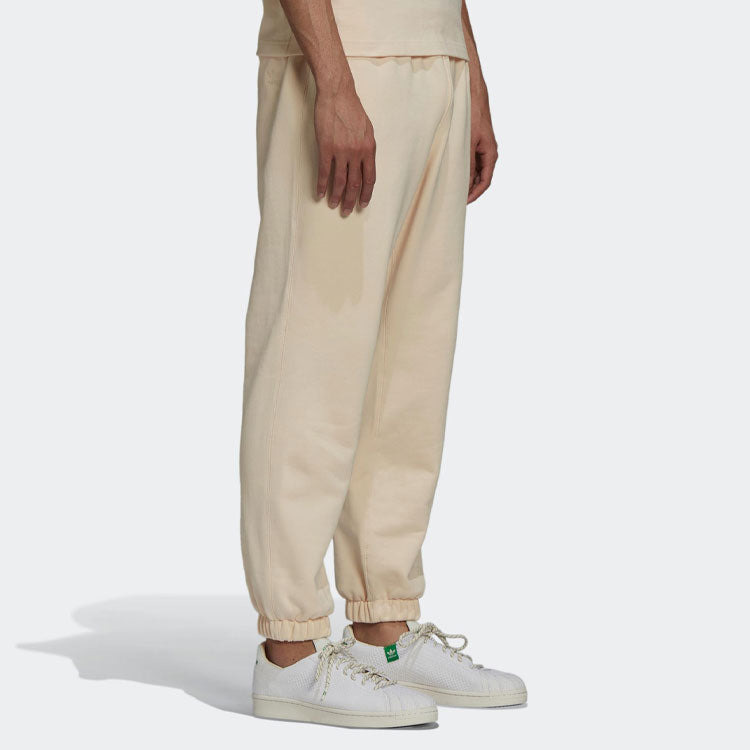 Men's adidas originals x Pharrell Williams Crossover Solid Color Knit Bundle Feet Sports Pants/Trous - 5