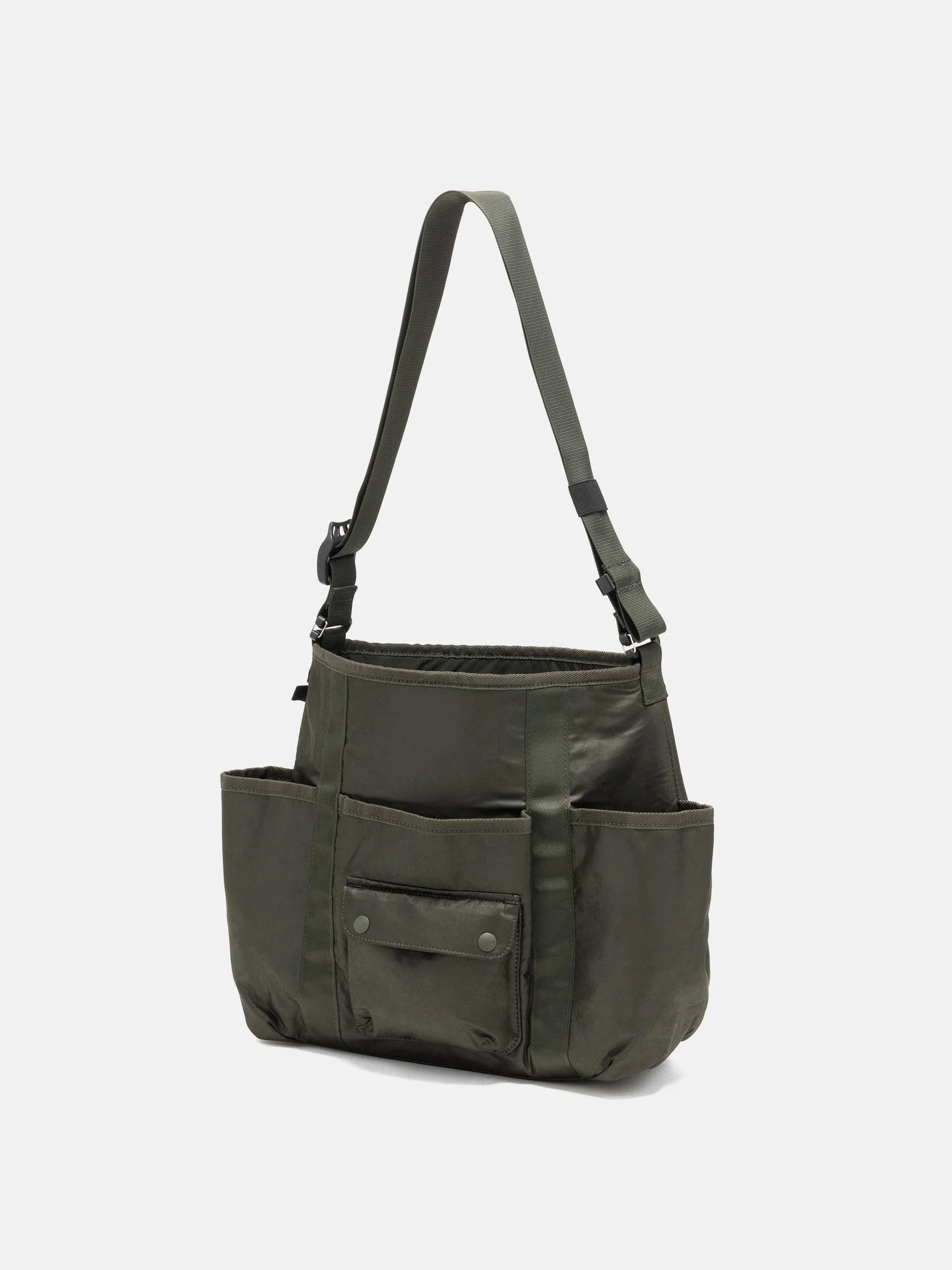 Tech Reversible One Shoulder Bag Olive - 1