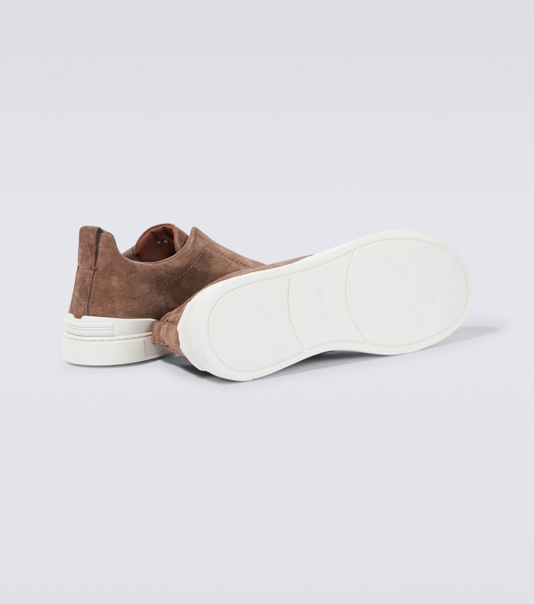 Triple Stitch suede sneakers - 7