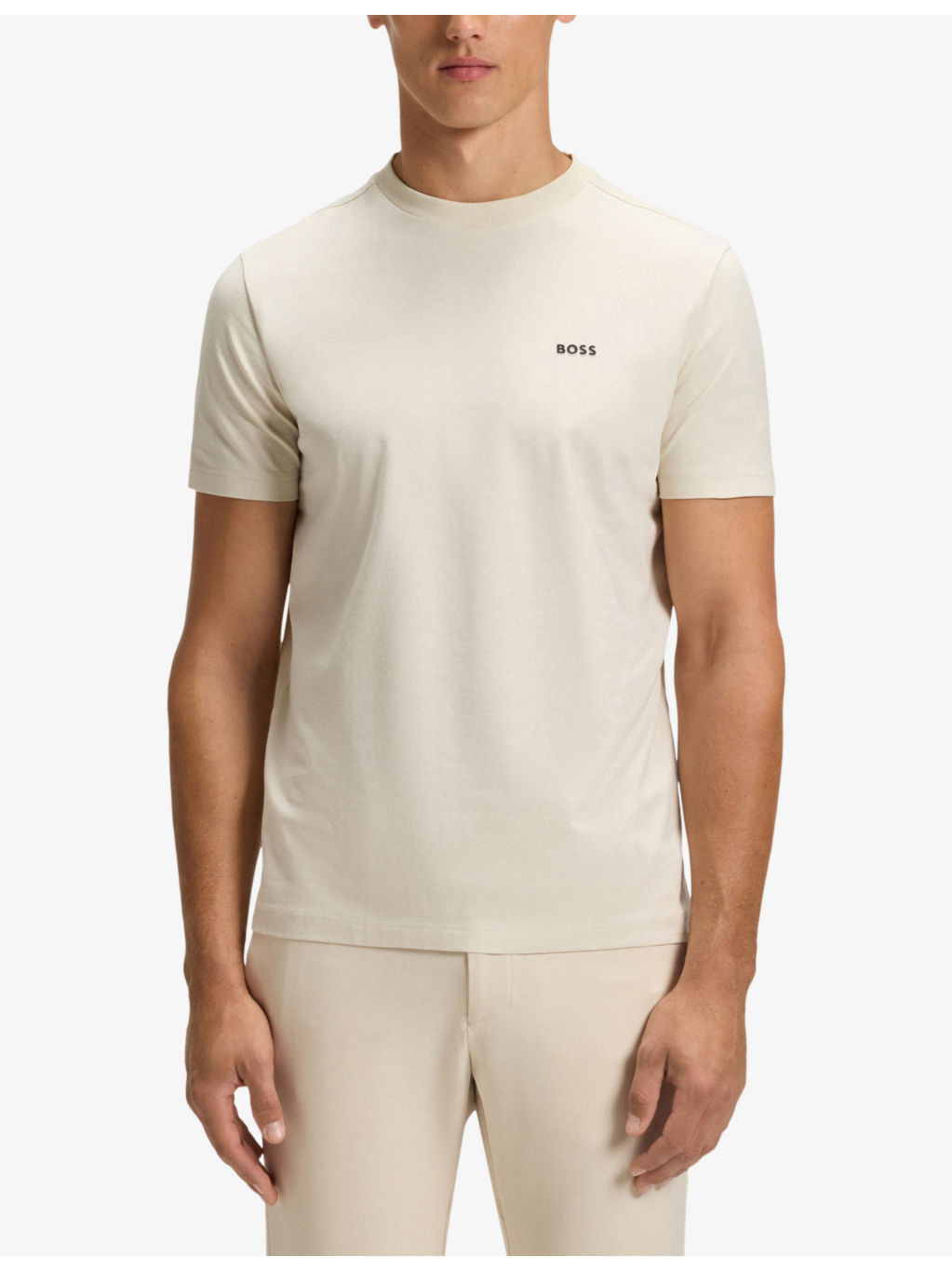 Brand-Embossed Short-Sleeved Stretch-Cotton T-Shirt - 3
