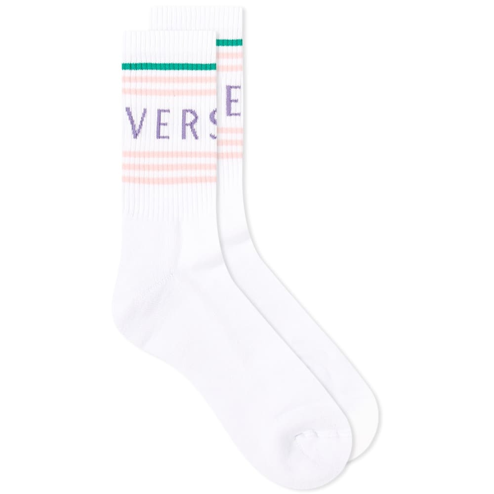 Versace Logo Sport Sock - 1