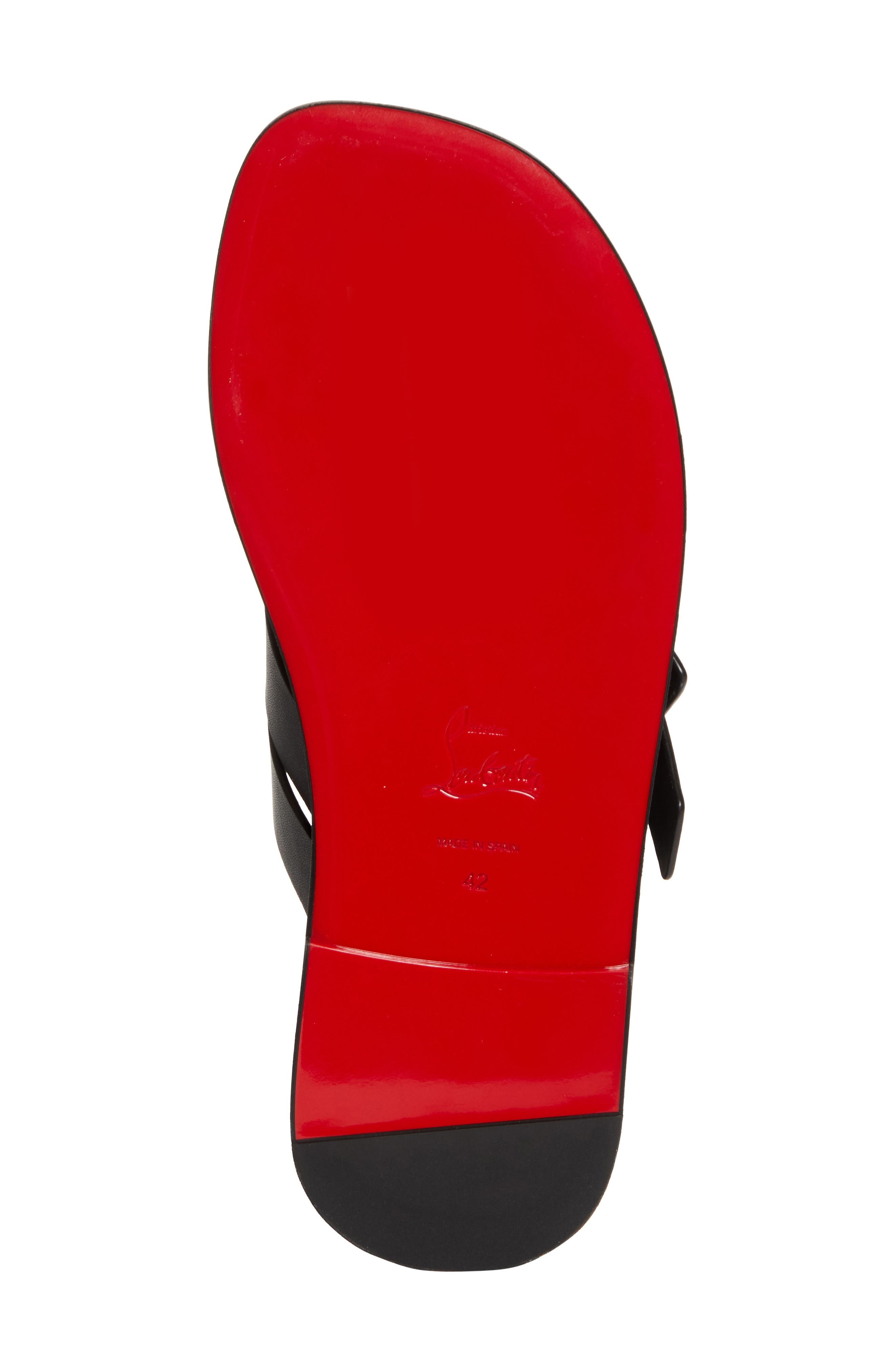 Christian Louboutin Emircross Slide Sandal in Black at Nordstrom - 6