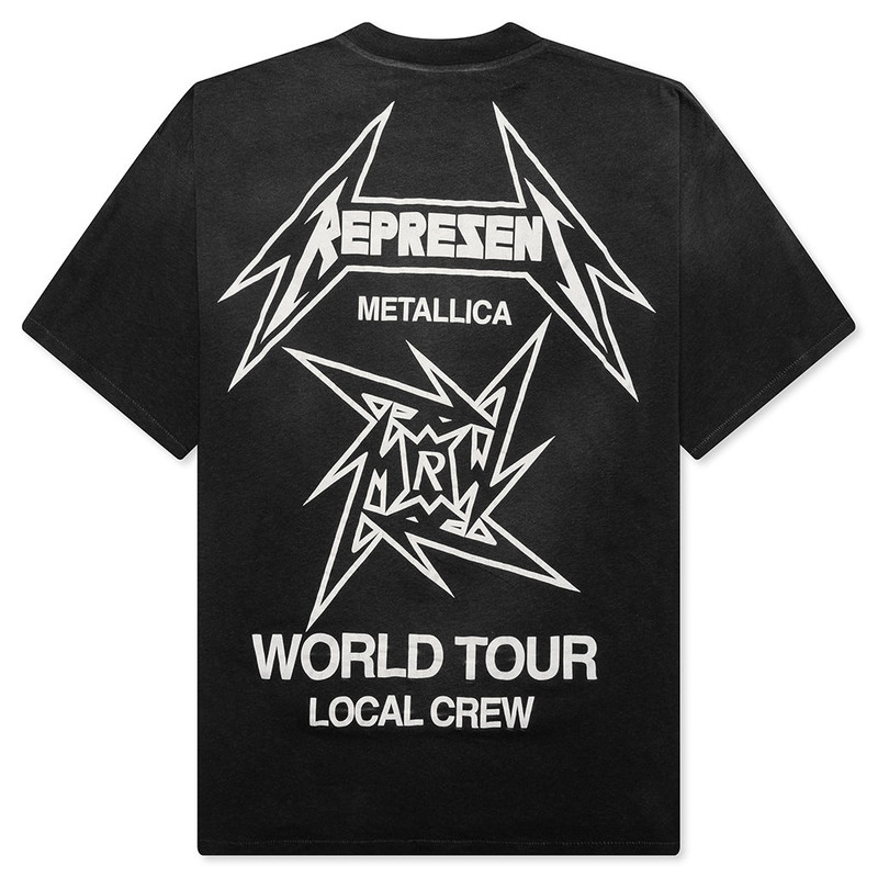 REPRESENT x Metallica 40 년 기념일 티셔츠 outlook