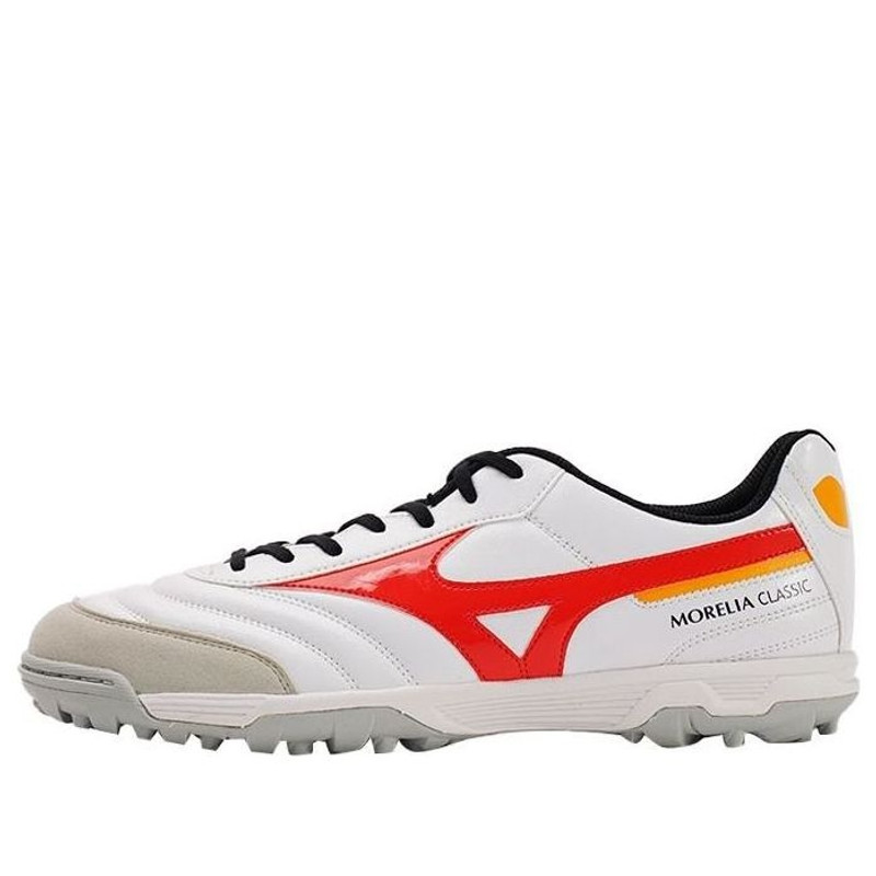 Mizuno Morelia Sala Classic TF Cleats 'White Red' Q1GB240291 - 1