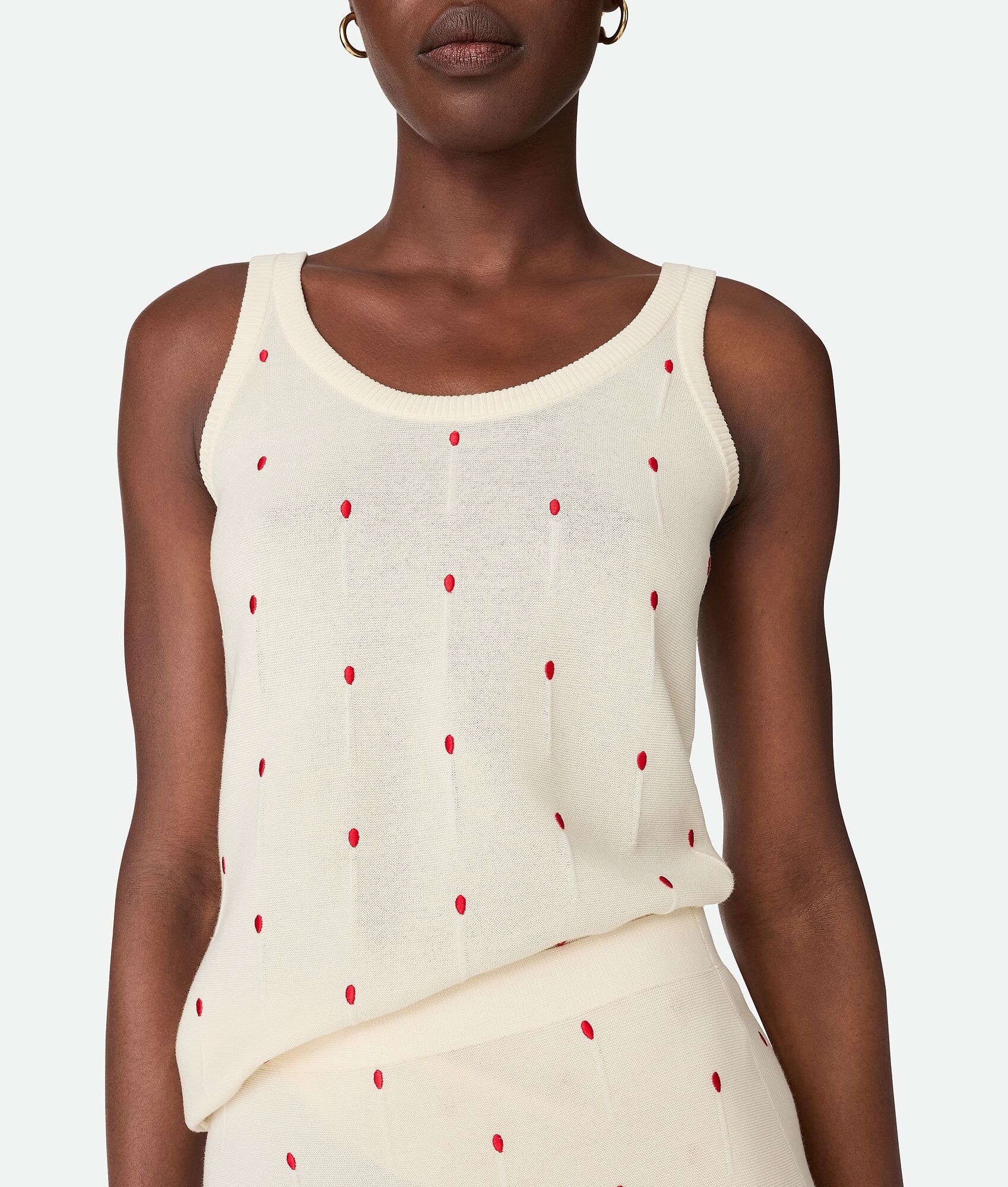 Cotton Embroidered Matches Skirt - 4