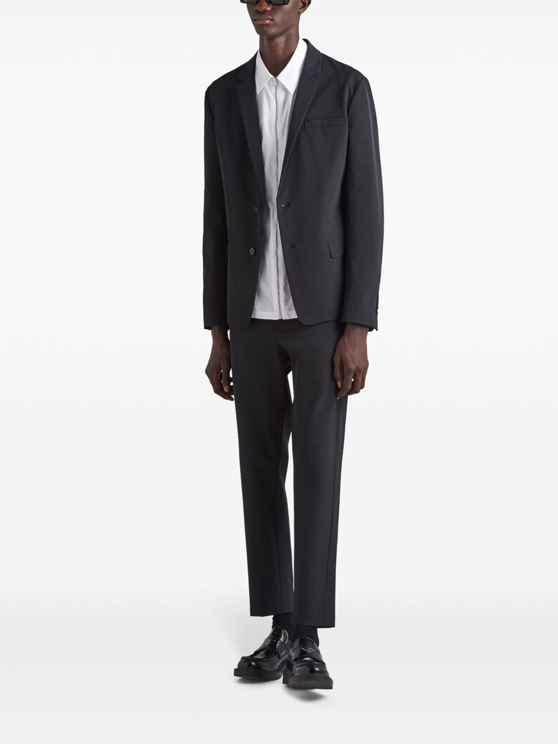 Prada pressed-crease cropped trousers outlook