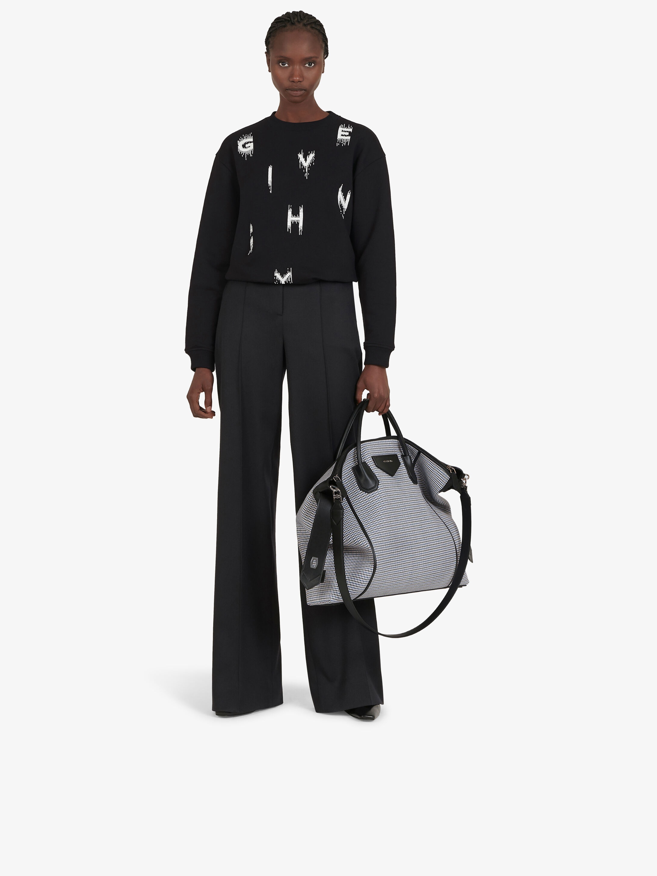 GIVENCHY pearls embroidered sweatshirt - 2