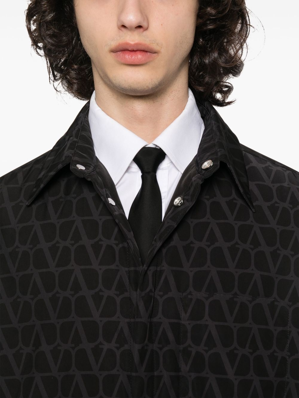 Toile Iconographe print shirt jacket - 5