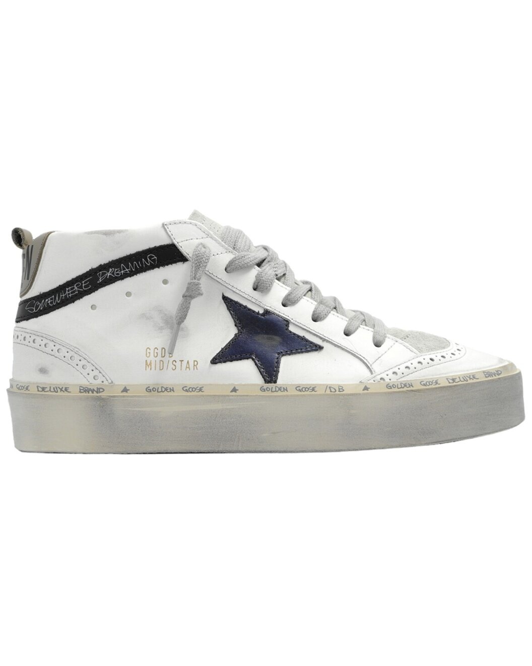 Golden Goose Hi Mid Star Leather Sneaker - 1