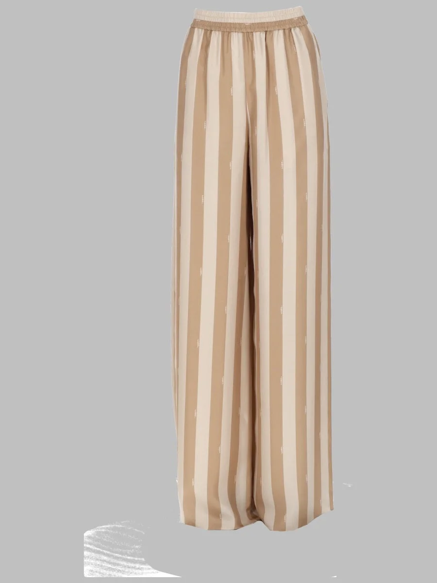 Fendi Women Pantalone In Seta Pequin - 1