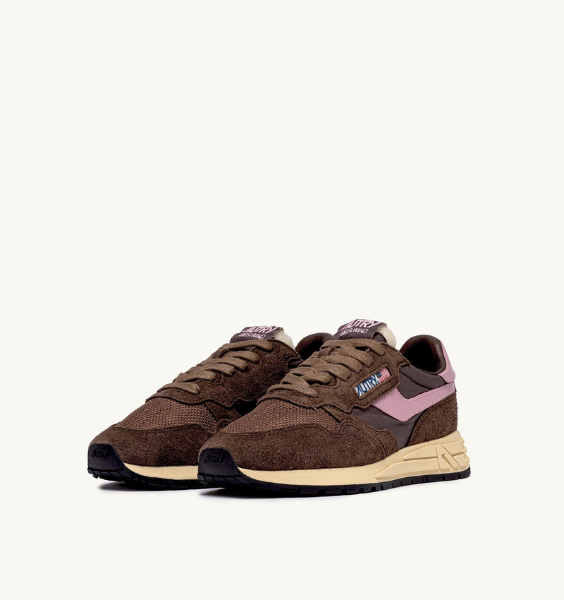 AUTRY REELWIND LOW SNEAKERS IN NYLON SUEDE AND LEATHER COLOR PLUGH AND ZEPHYR outlook