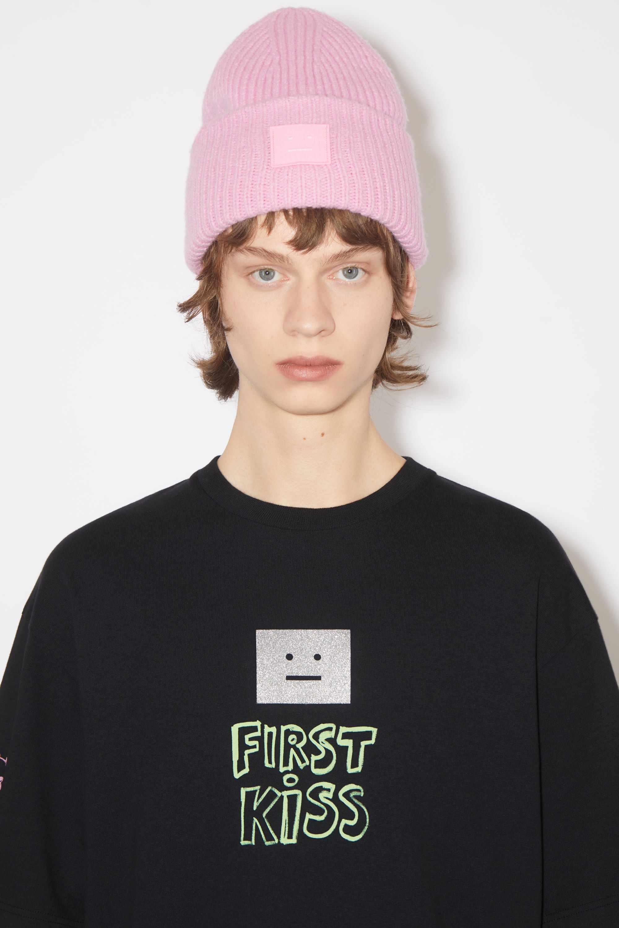 Scribbles t-shirt- Relaxed fit - Faded black - 4