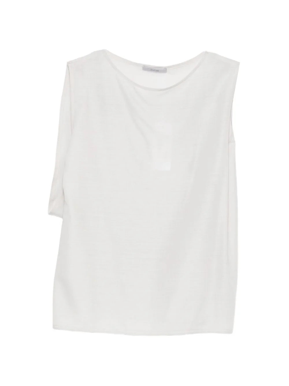 draped-detail blouse - 1