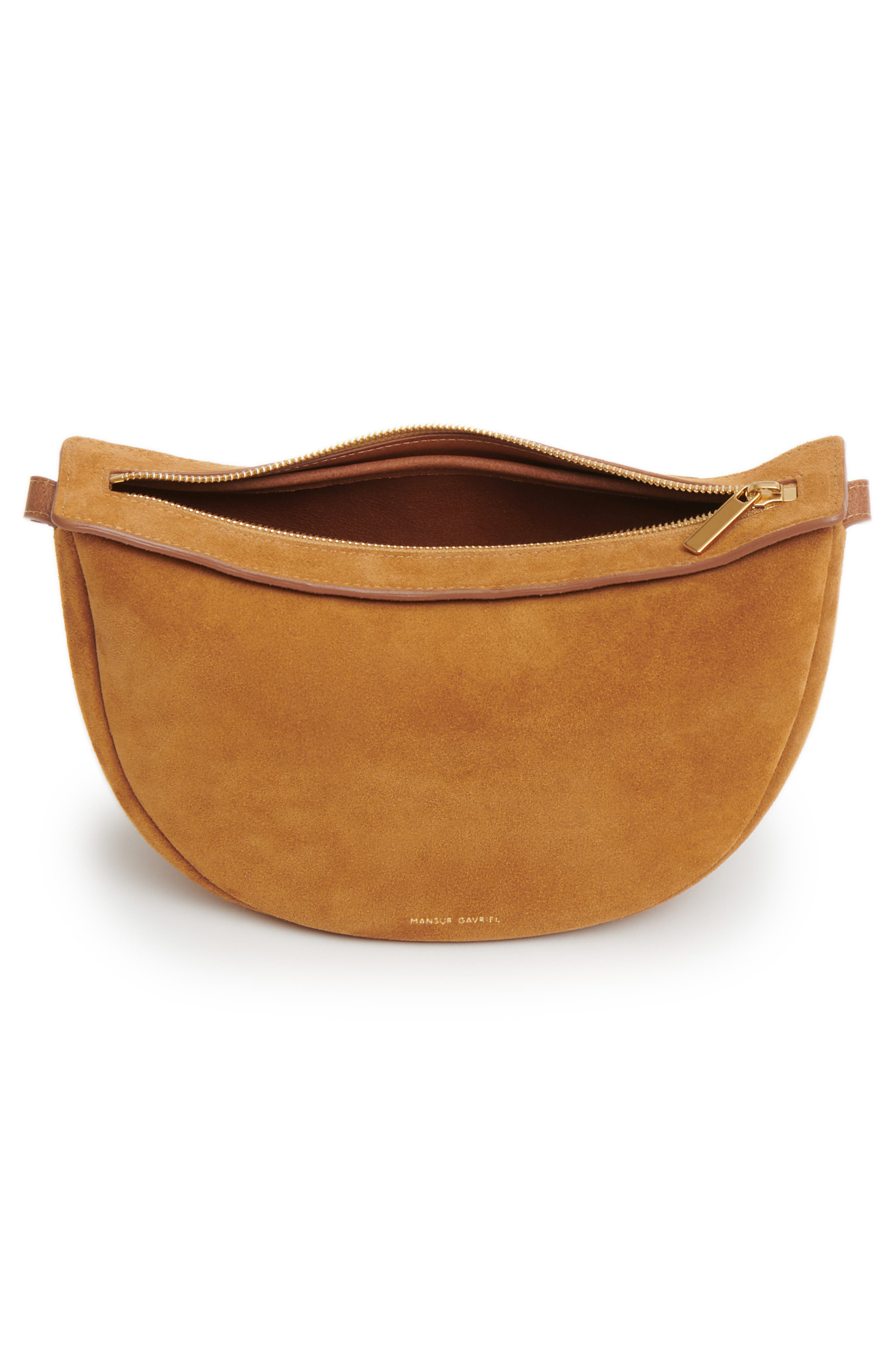 Mansur Gavriel Moon Leather Sling Bag in Caramel at Nordstrom - 5