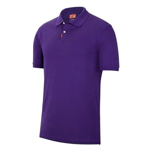 Nike Casual Breathable Short Sleeve Polo Shirt Purple BV0481-547 - 1