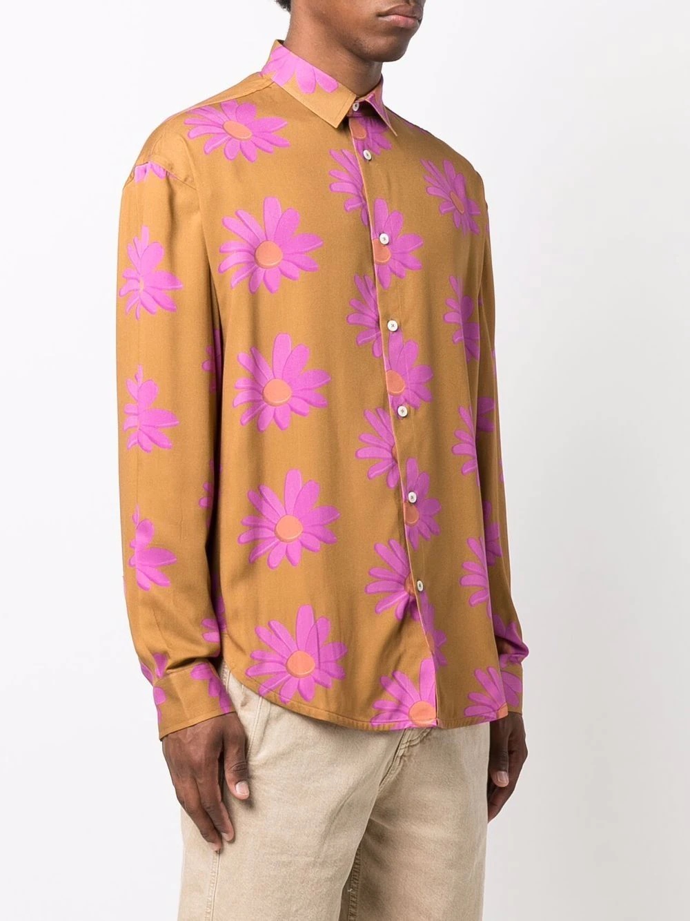 3D floral-print shirt - 3