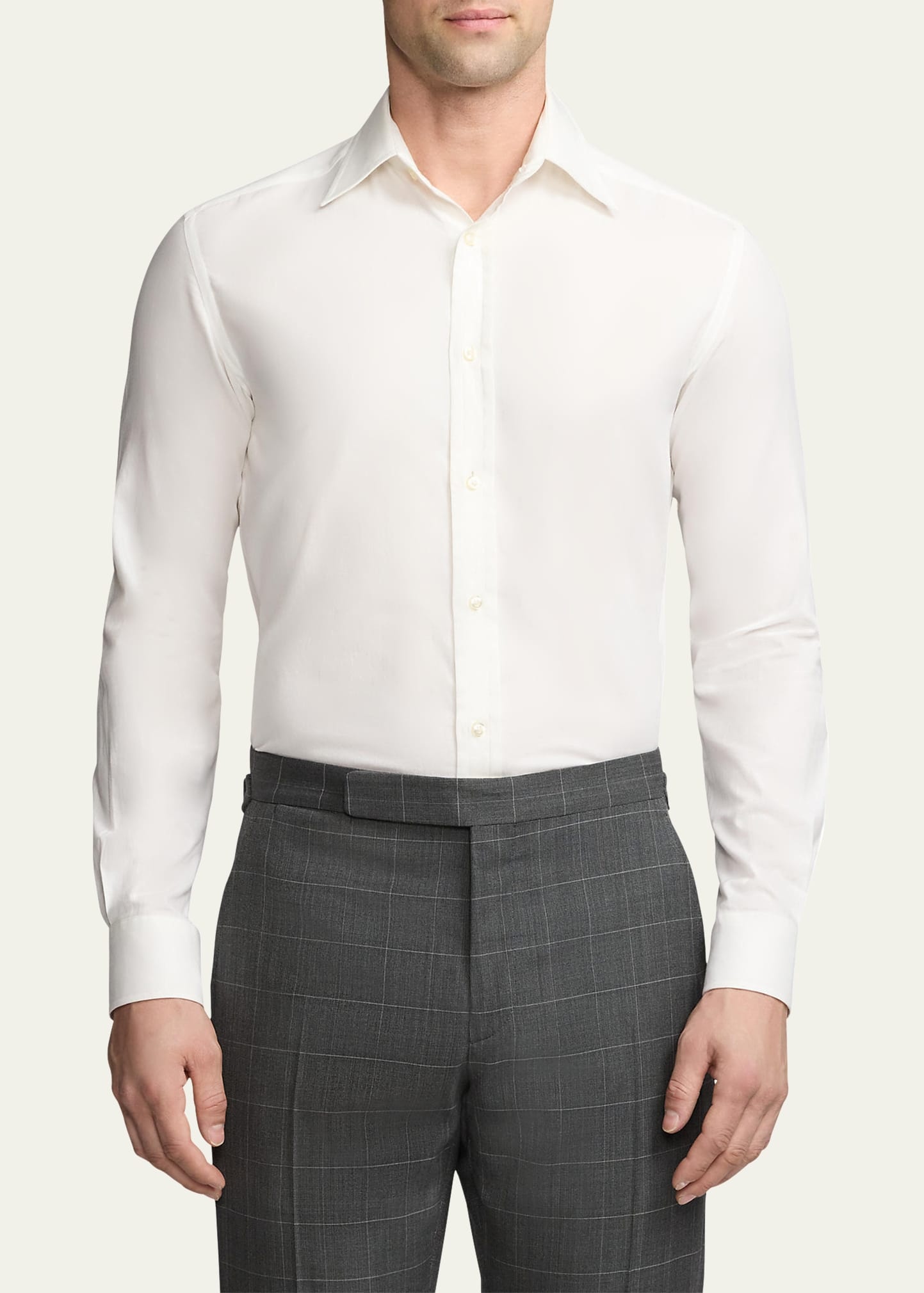 Men's Harrison Herringbone Sport Shirt - 4