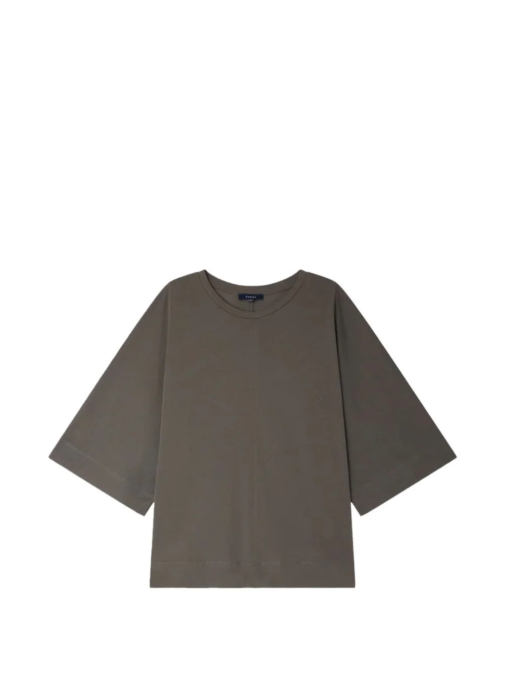 seam-detail T-shirt - 1
