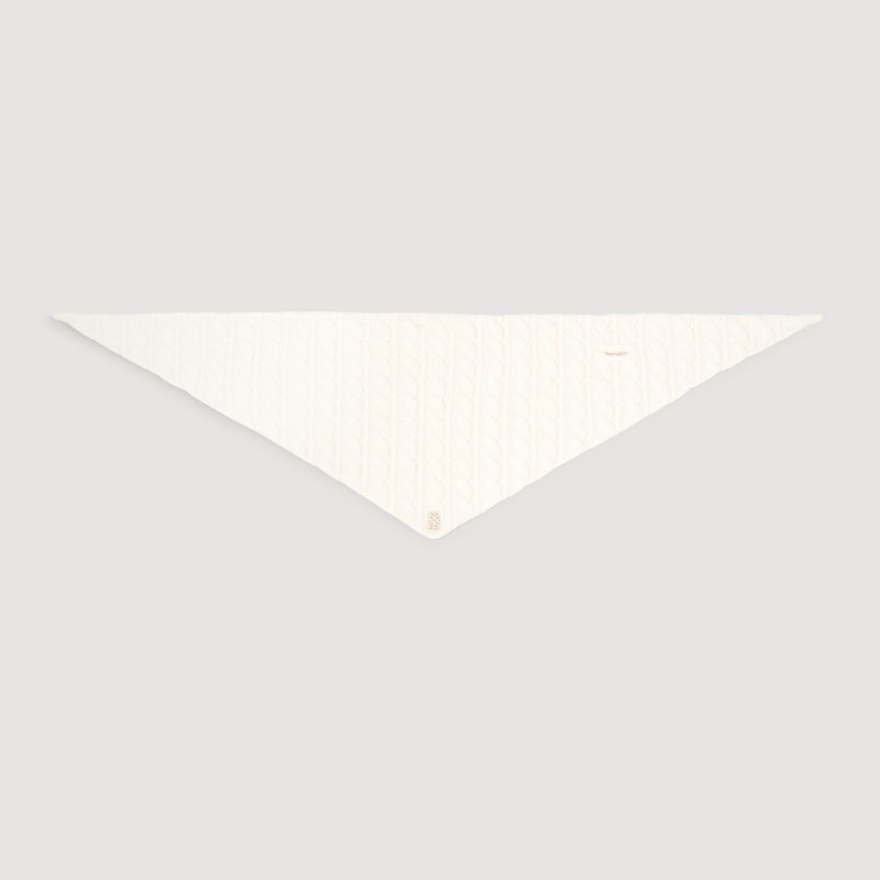 Sandro CABLE KNIT BANDANA outlook