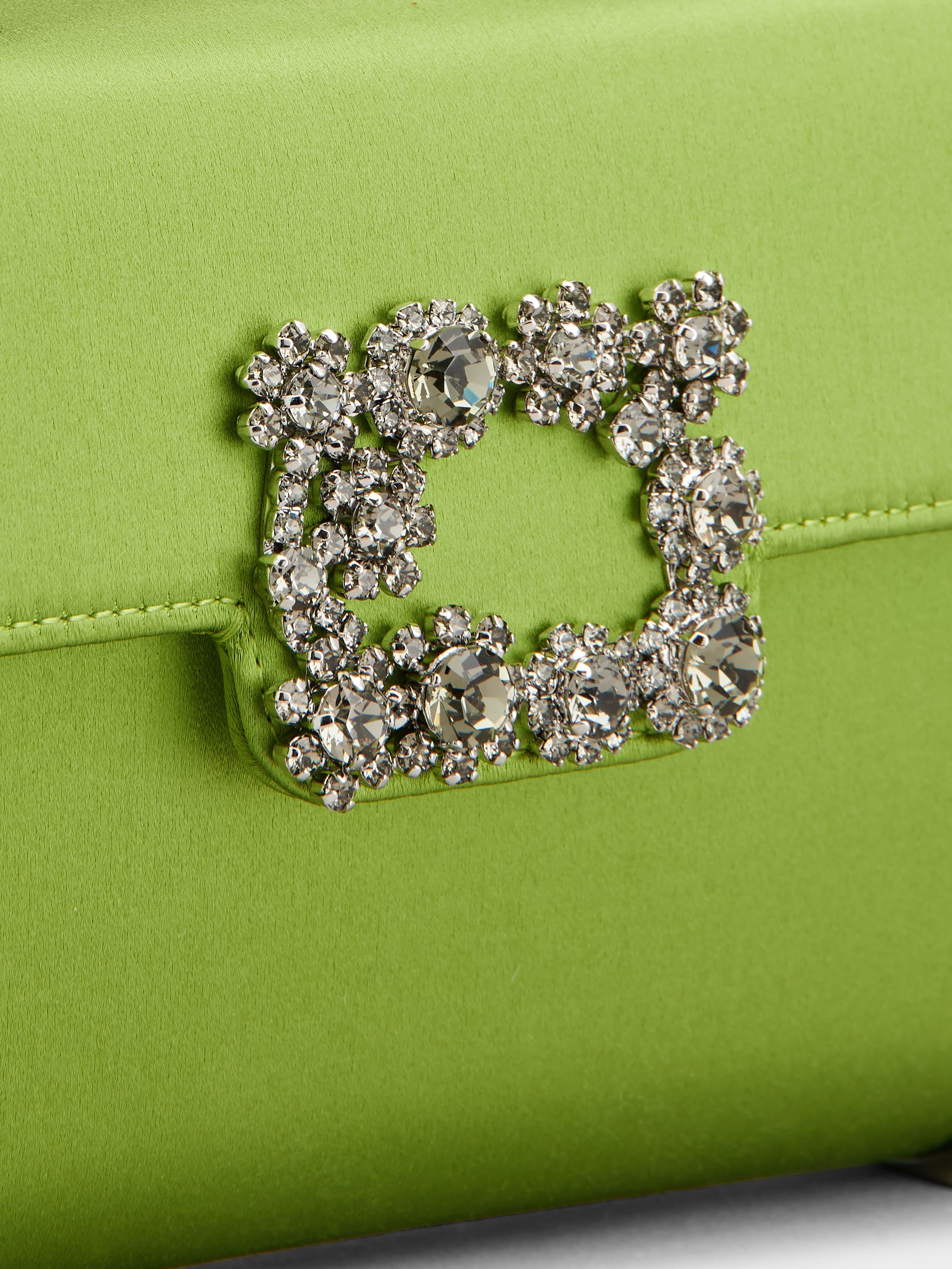 Jewel Efflorescence Mini Bag in satin - 7