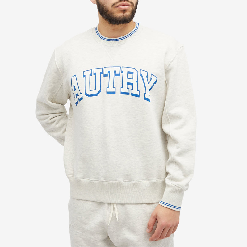AUTRY Autry Embossed Outline Logo Crew Sweat outlook