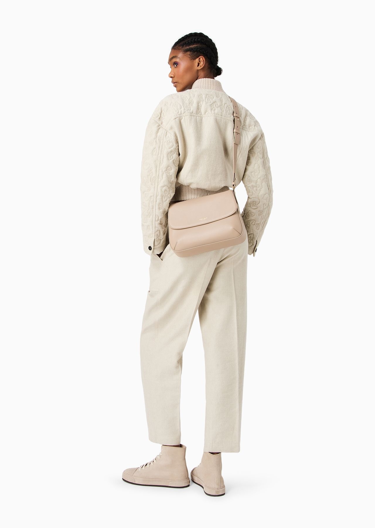 Medium la Prima Soft baguette bag in nappa leather - 5