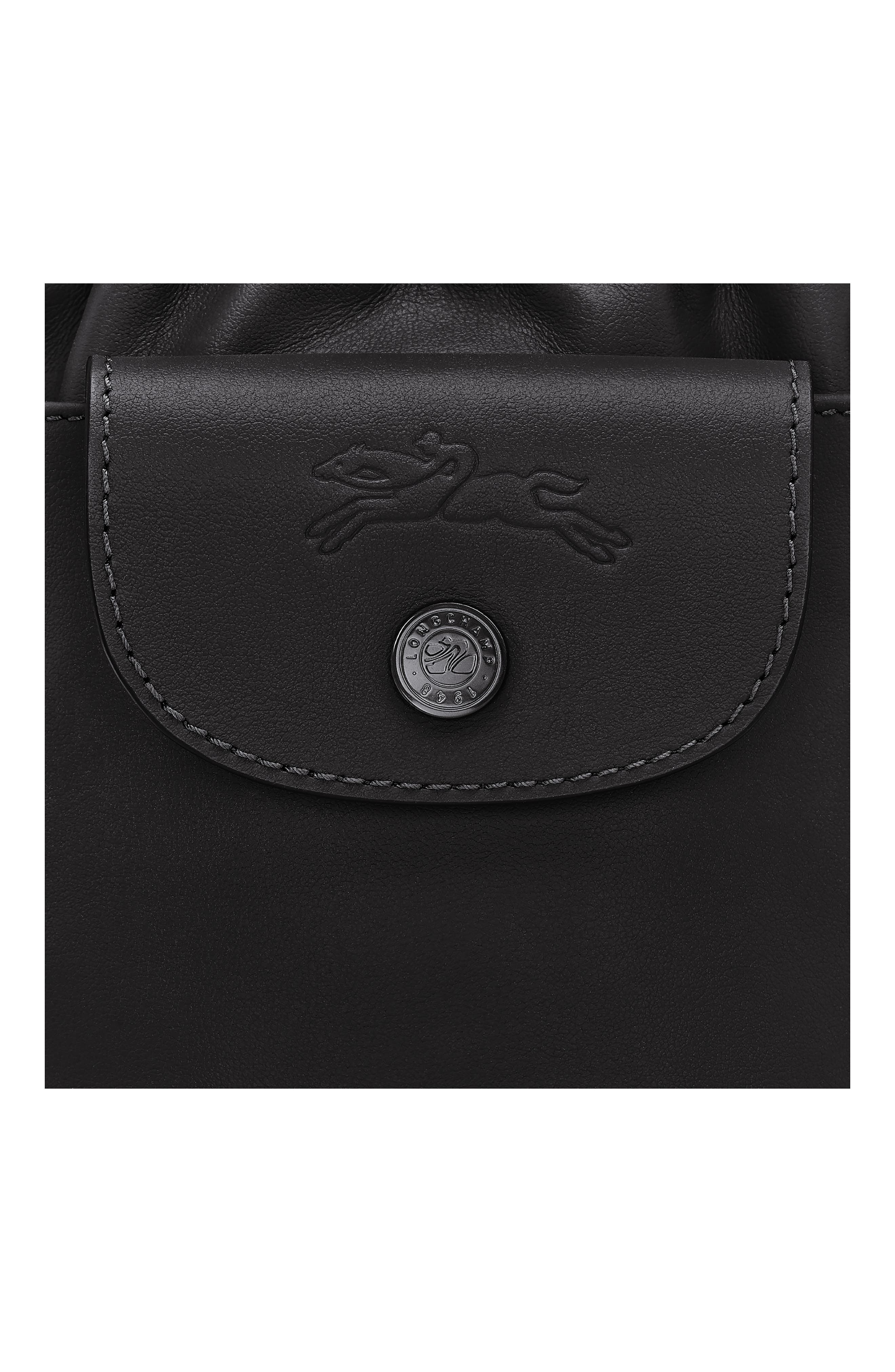 Longchamp Extra Small Le Pliage Xtra Leather Bucket Bag in Black at Nordstrom - 5