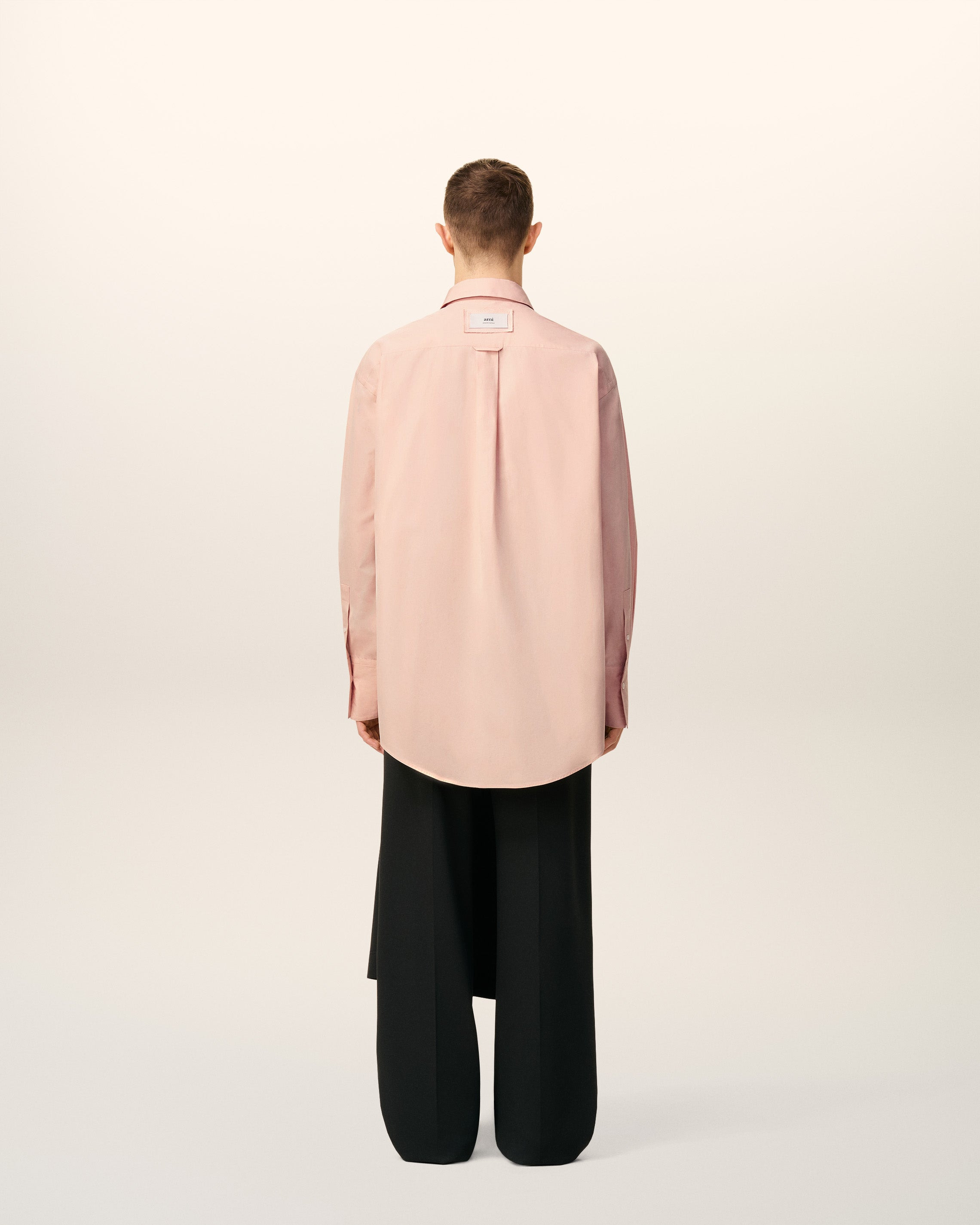 PINK COTTON OVERSIZED  SHIRT - 5