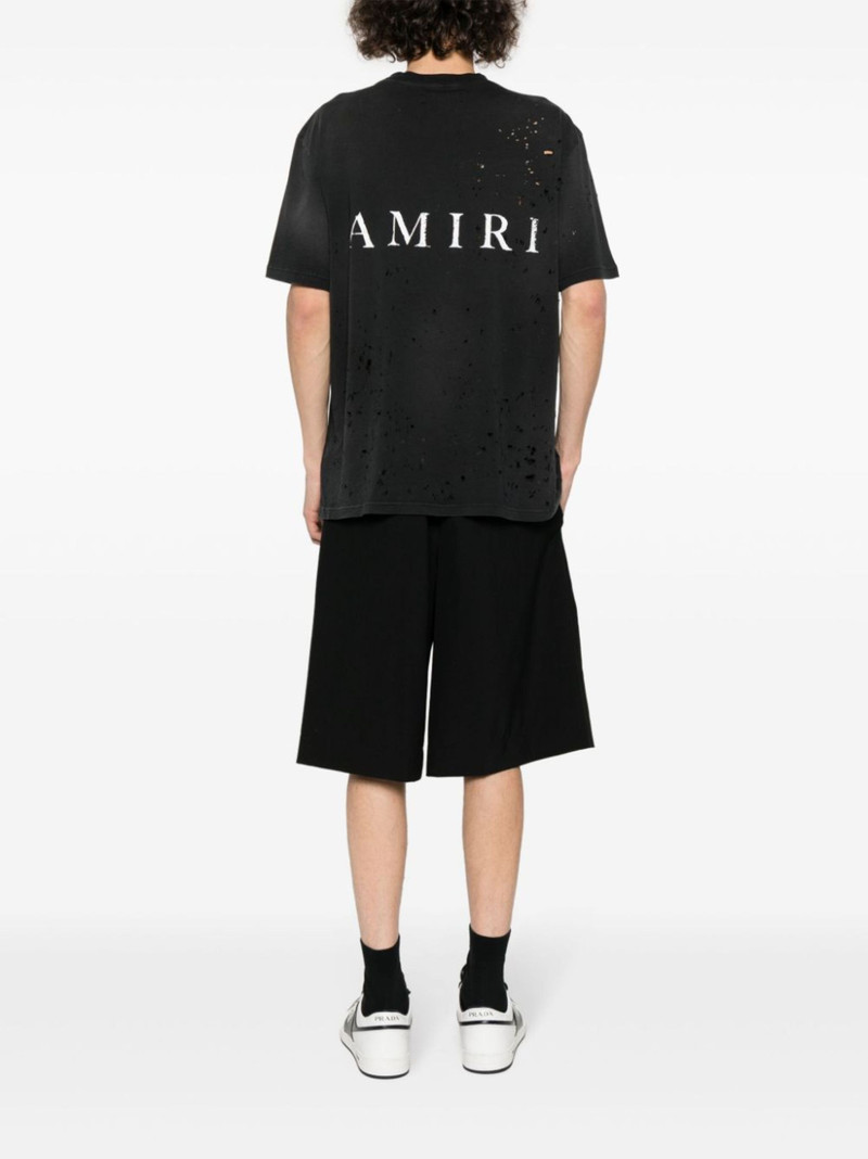 AMIRI 로고 인쇄 티셔츠 outlook