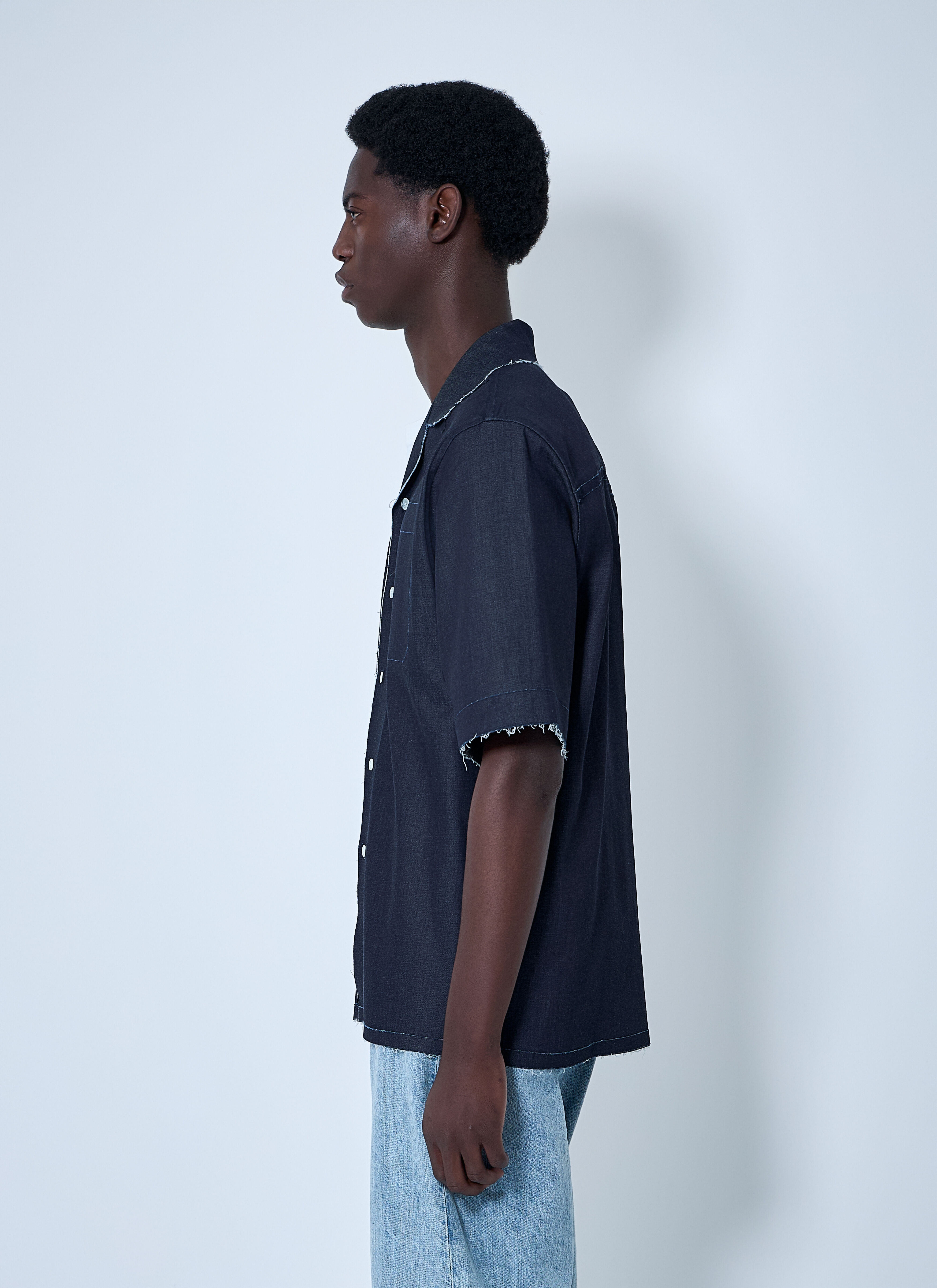 Denim Bowling Shirt - 3