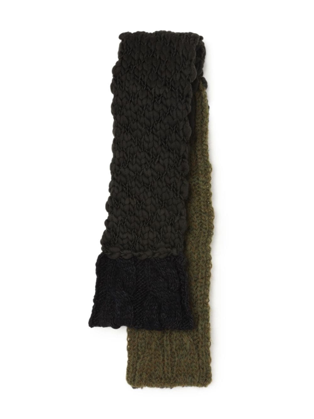 two-tone scarf - 2
