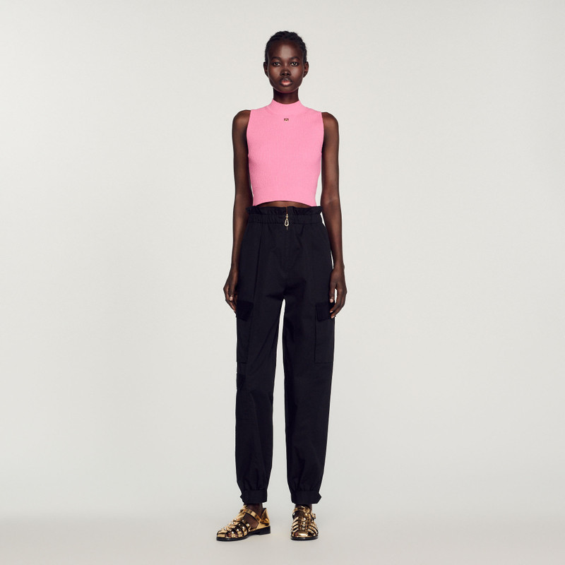 Ribbed cropped sweater 3