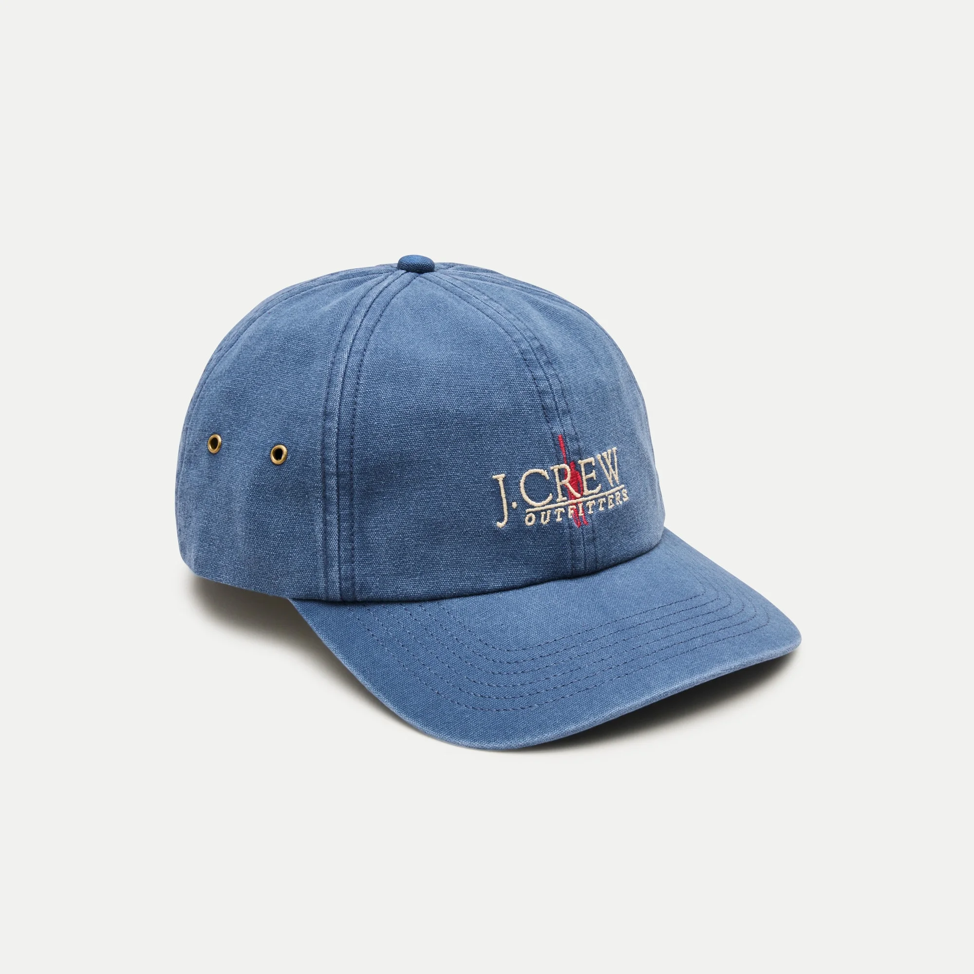 Cotton canvas J.Crew™ Outfitters logo baseball cap - 1