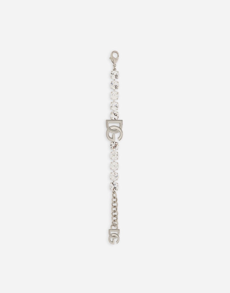 Bracelet with rhinestones and DG logo - 3