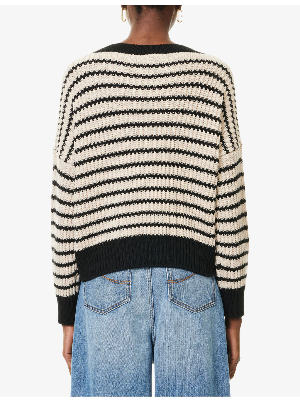 Ezor Striped Wool Jumper - 4
