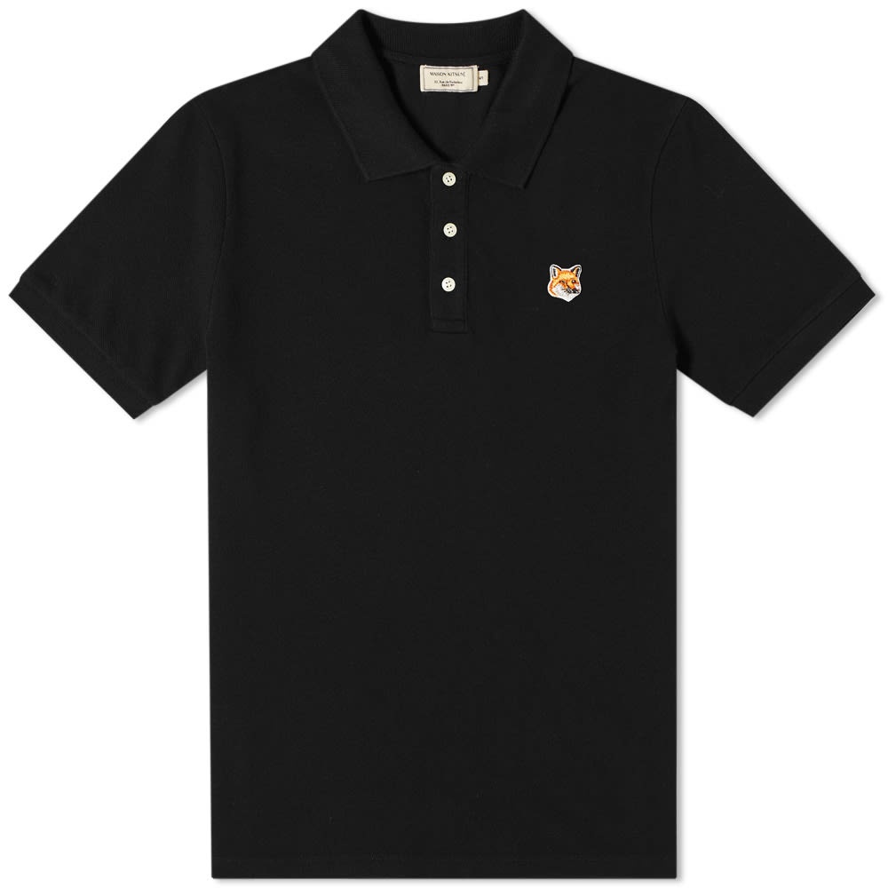 Maison Kitsuné Fox Head Patch Polo - 1