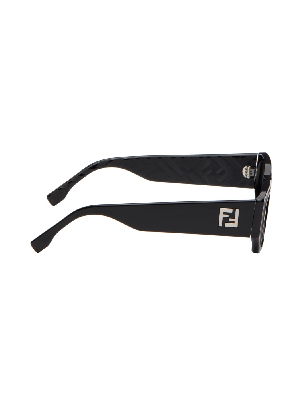 Black FF Squared Sunglasses - 2