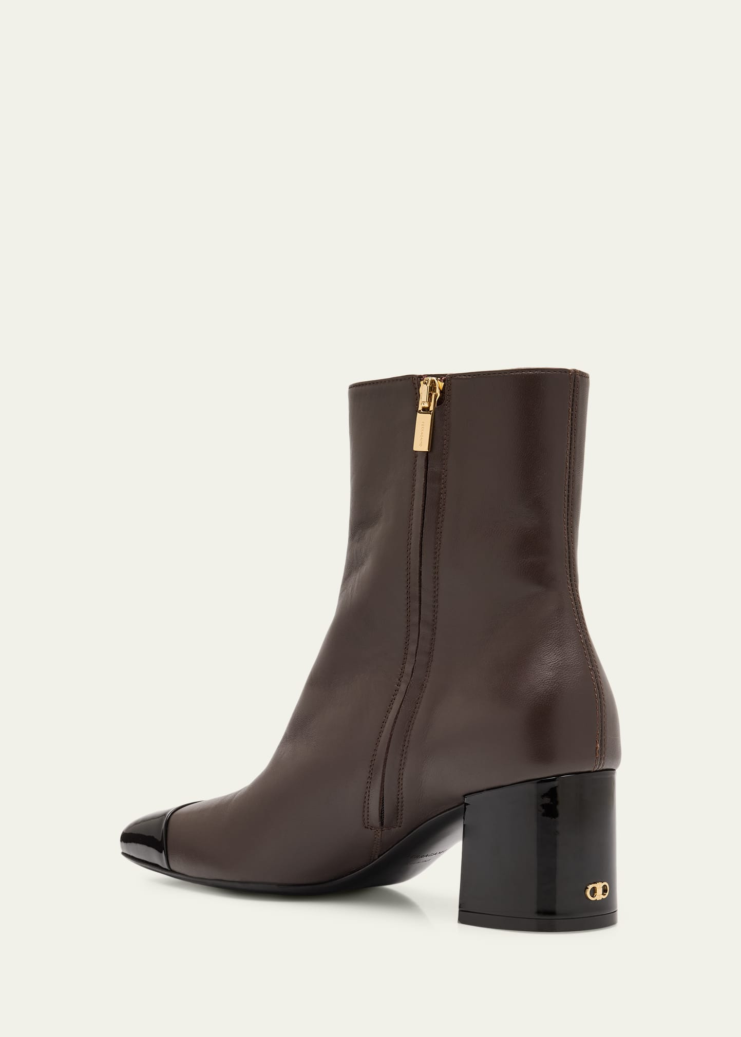 Sambi Cap-Toe Leather Ankle Boots - 2