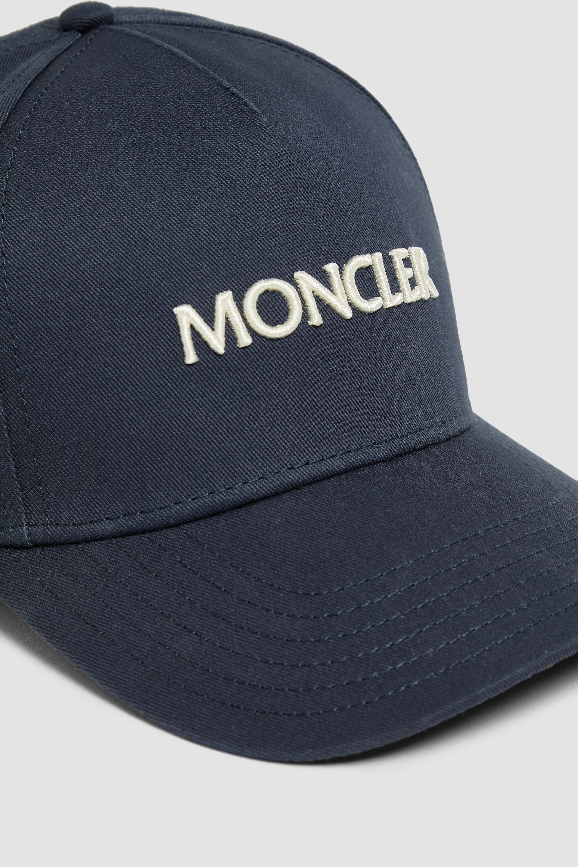 Embroidered Logo Gabardine Baseball Cap - 5