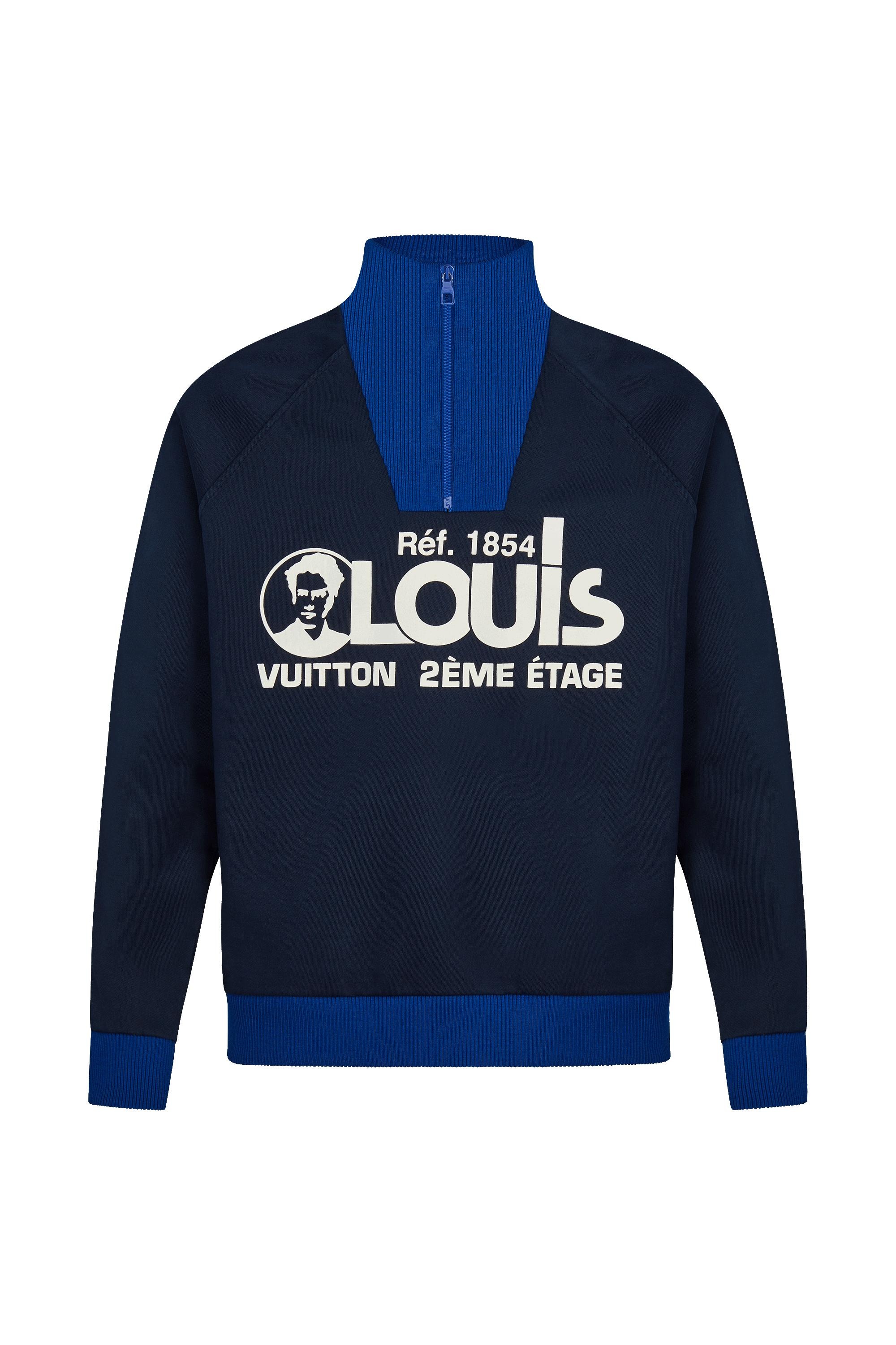 Louis Printed Multi Zipped Sweatshirt - 1