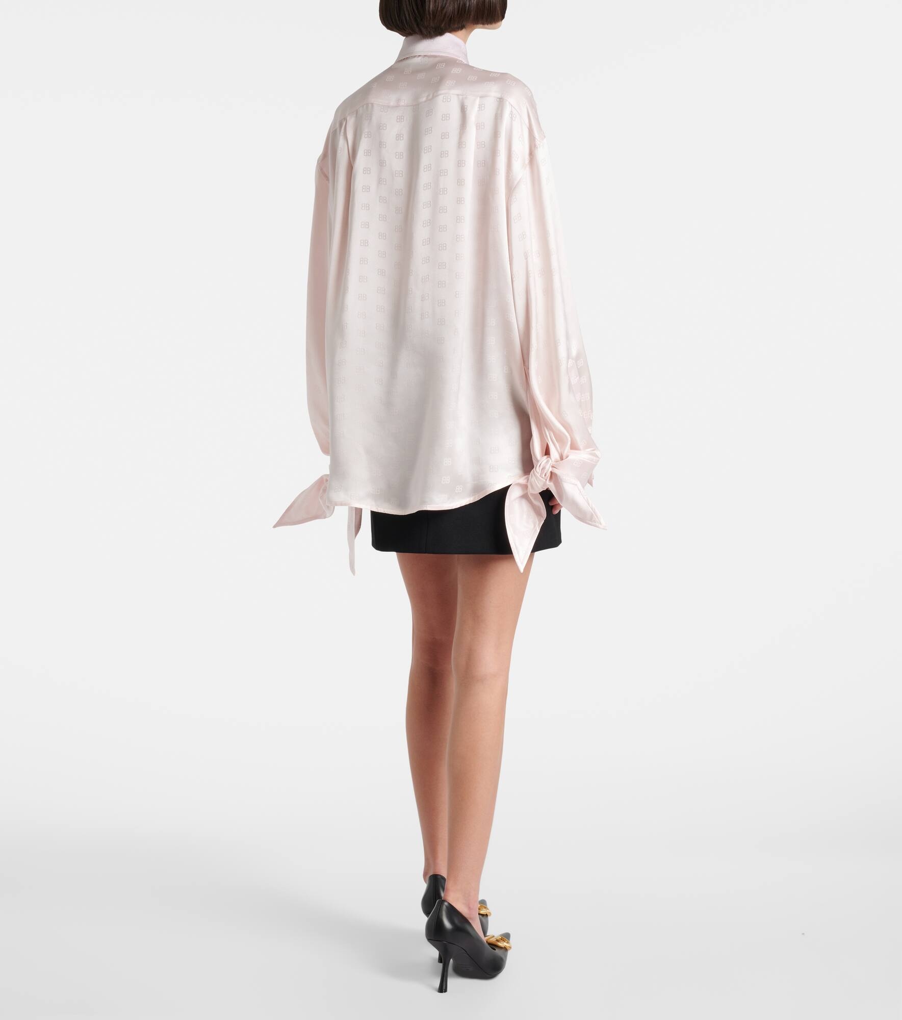 Silk satin shirt - 3