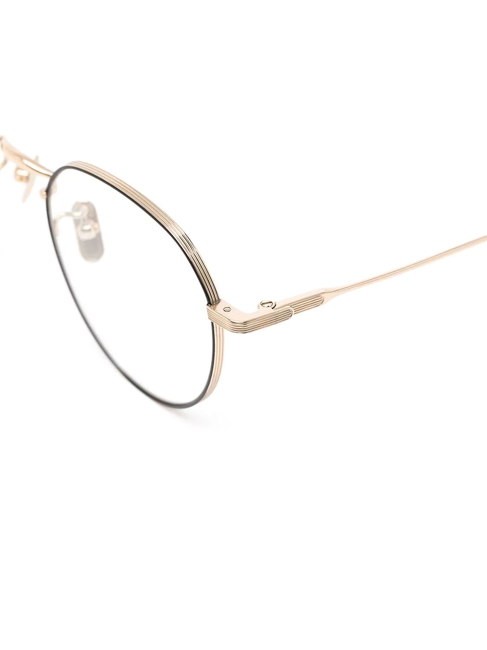 Yona 031(BK) round-frame glasses - 3