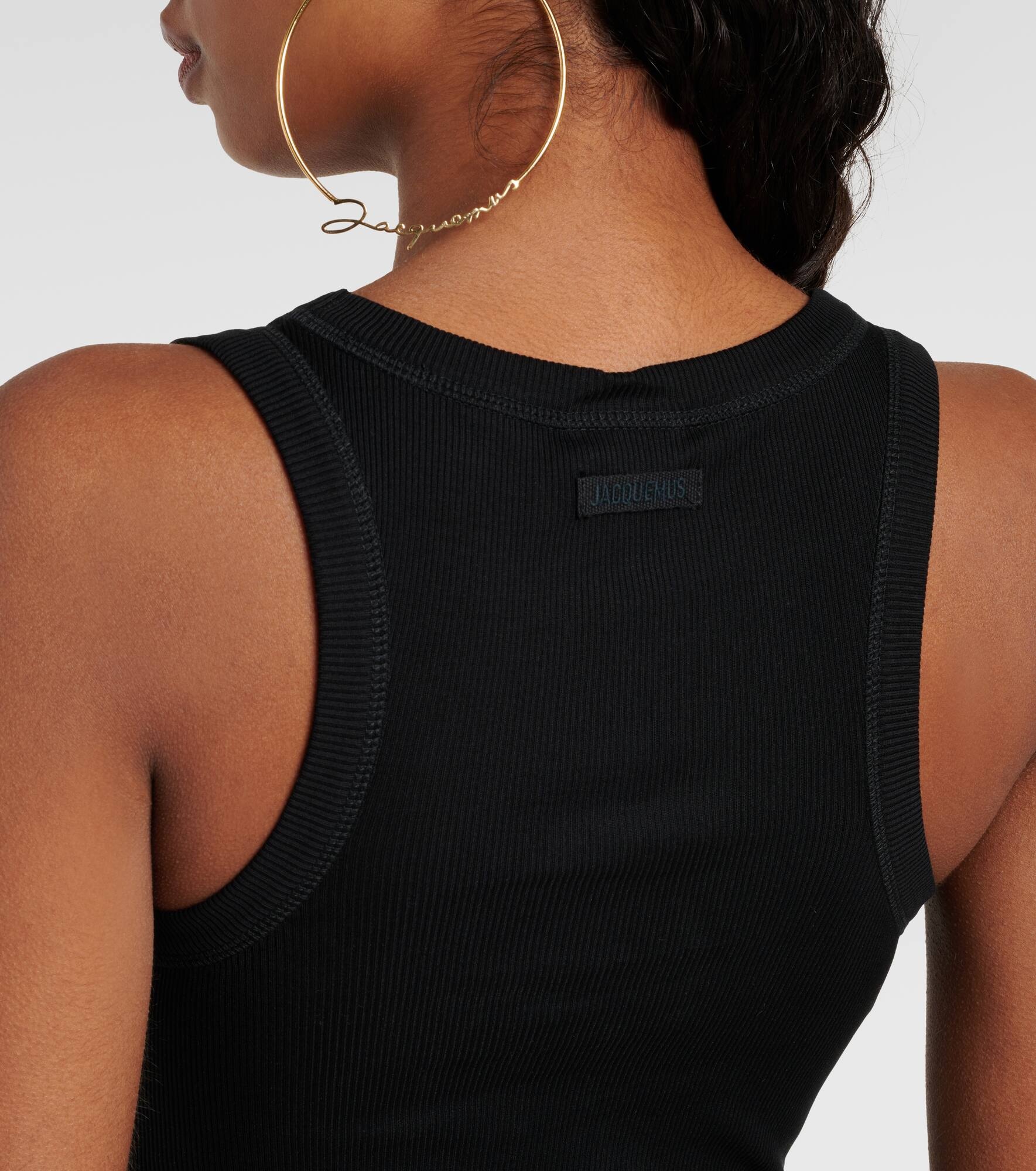 Le Débardeur Gros Grain cotton tank top - 5